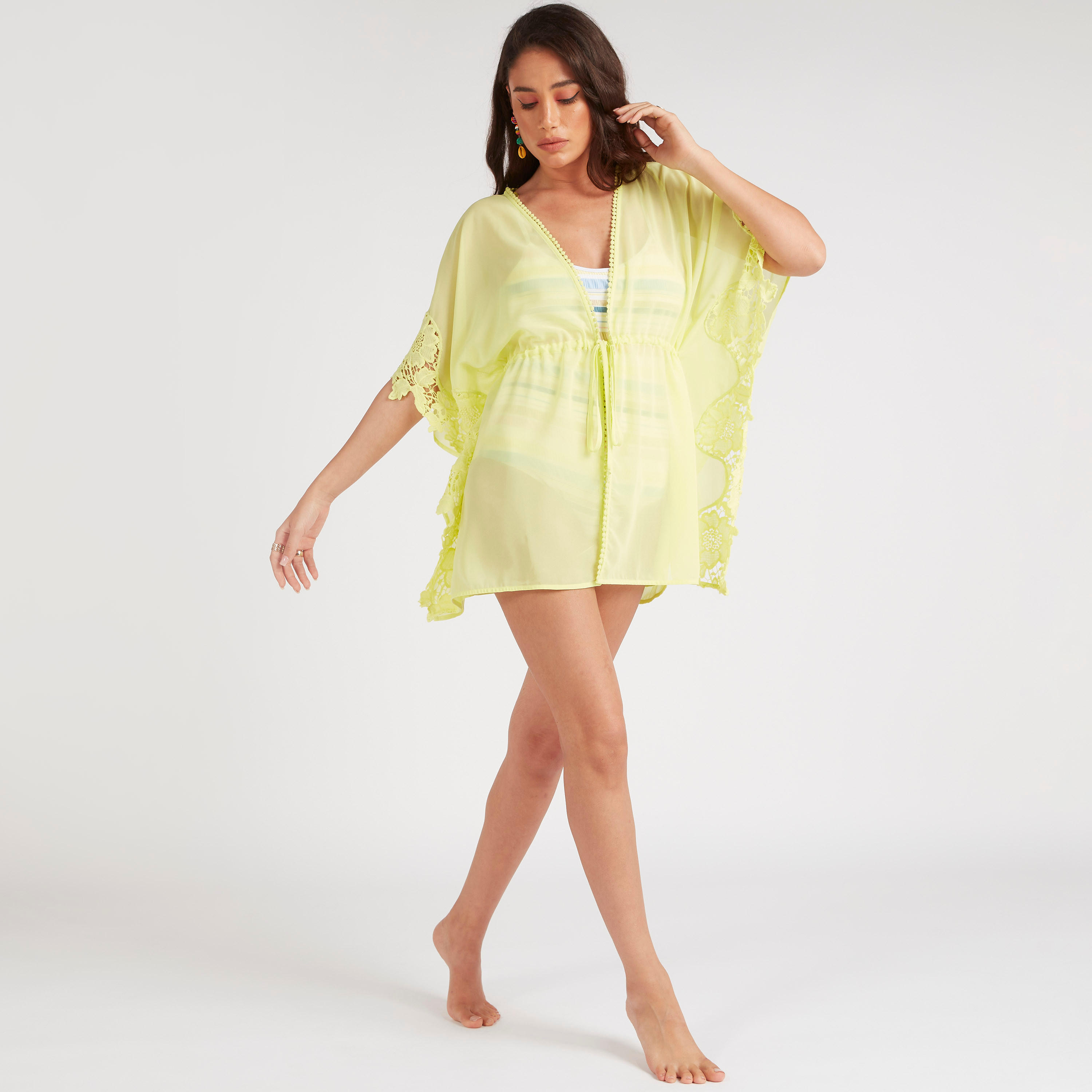 كيمونو بتفاصيل دانتيل من بيتش وير-women-clothing-swimandbeach-beachwear-image-5