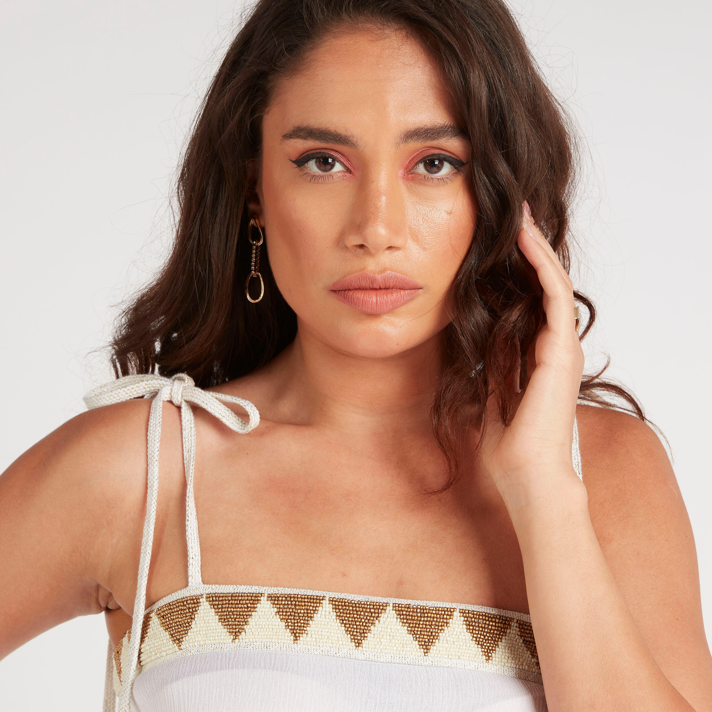 فستان للبحر سادة حمّالات رفيعة رباط-women-clothing-swimandbeach-beachwear-image-5