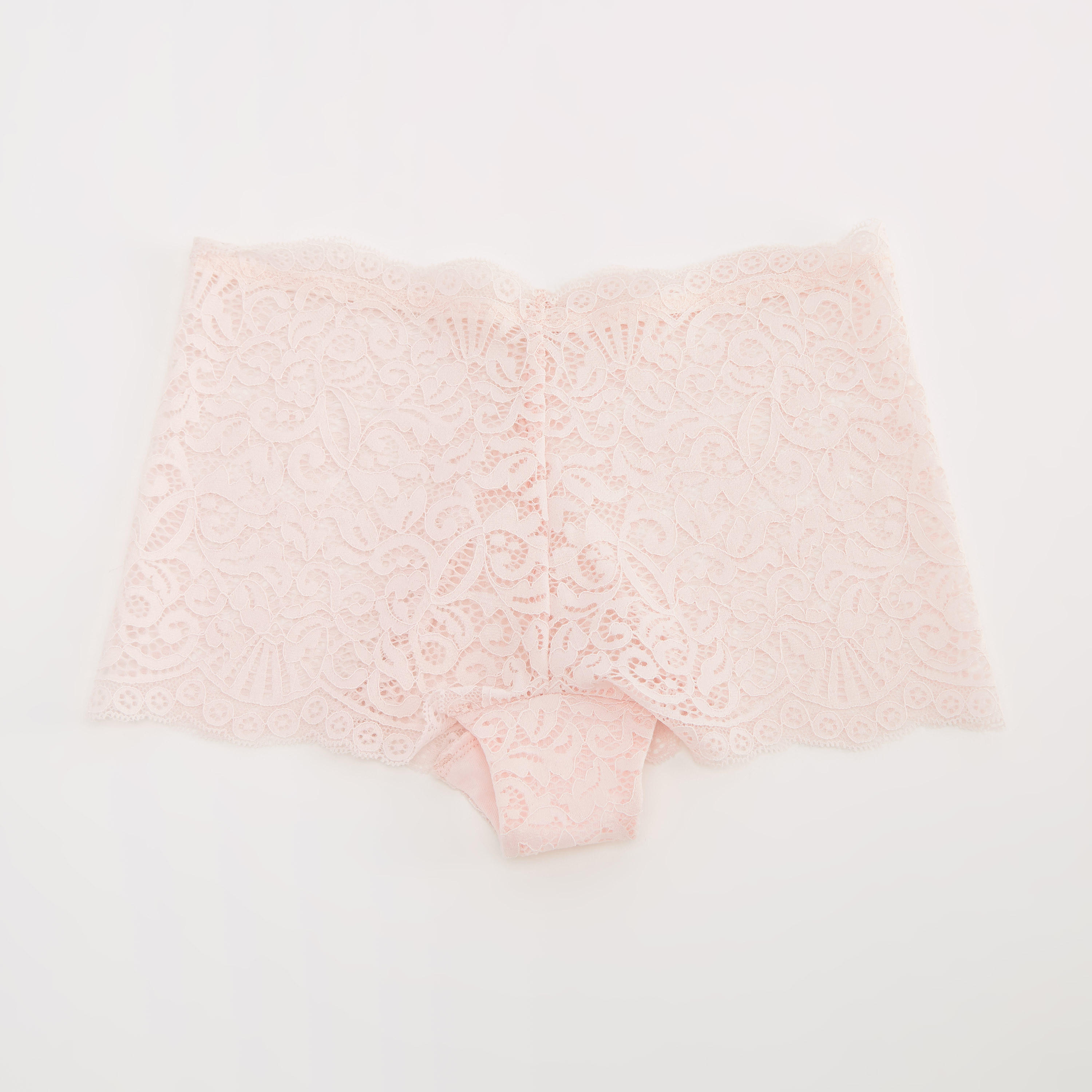 سراويل بوي شورت دانتيل بخصر مطّاطي - طقم من 5-women-clothing-lingerie-panties-image-3