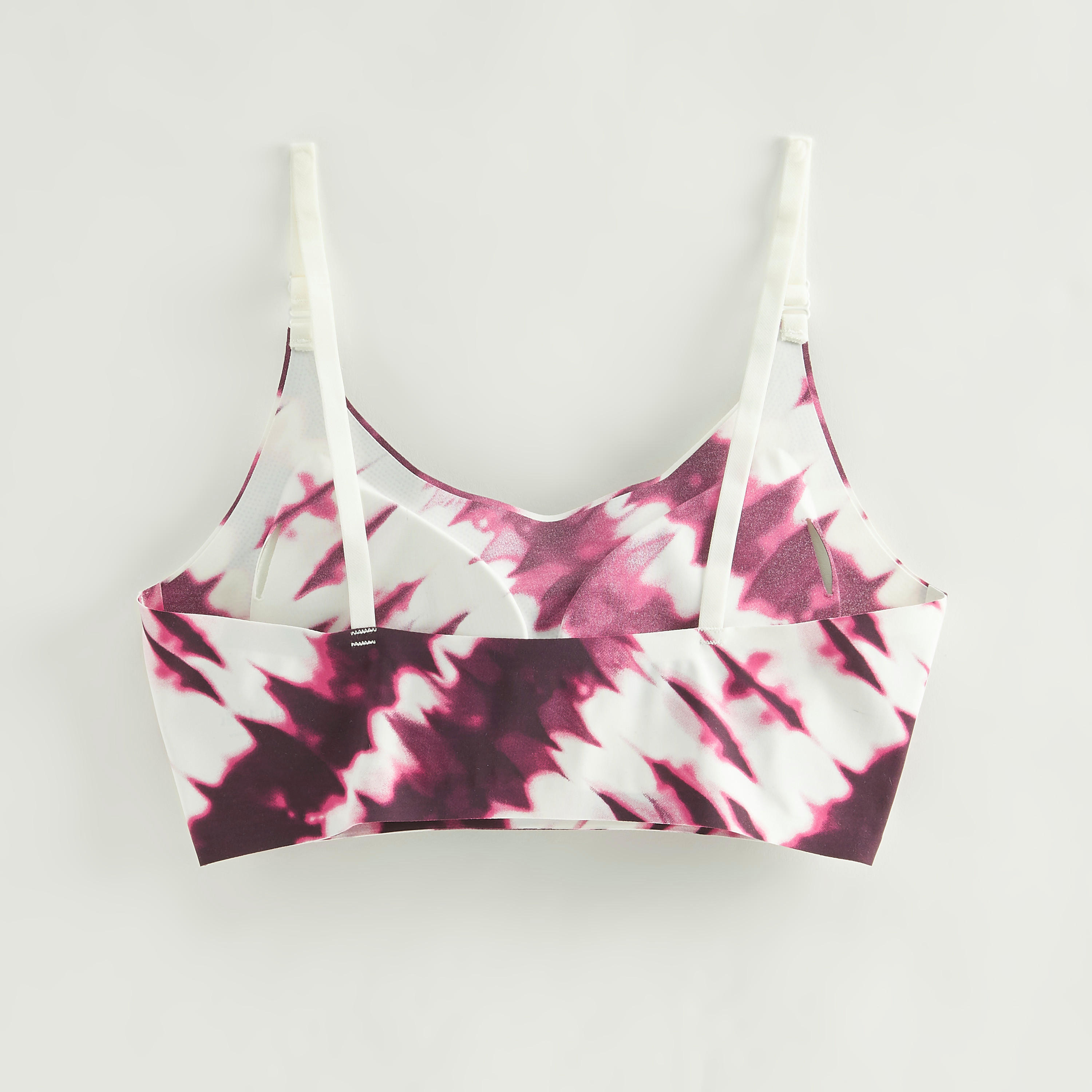 صدريّة مبطّنة بطبعات مصبوغة وأحزمة قابلة للتّعديل-women-clothing-lingerie-bras-image-3