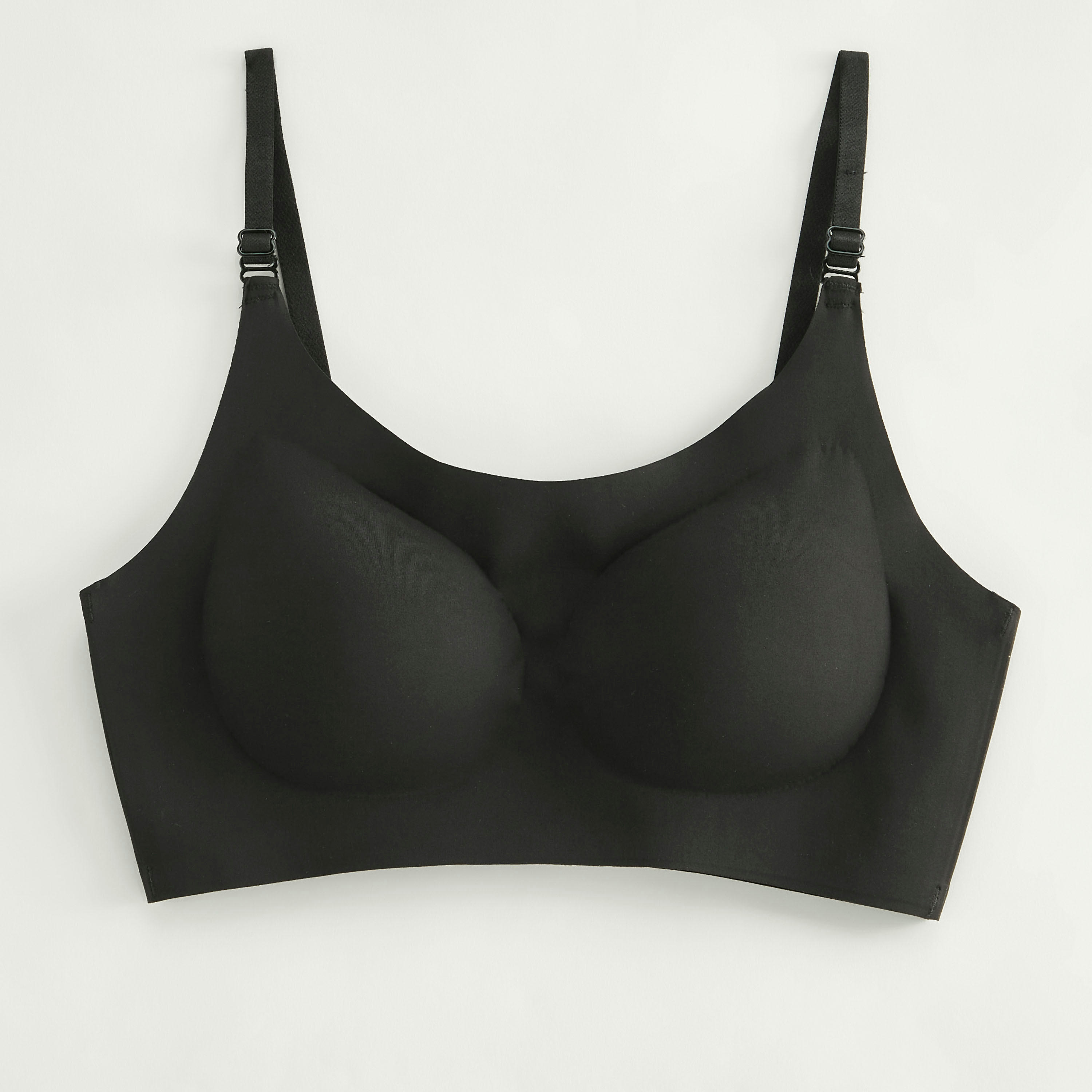 Solid Padded Bra with Adjustable Straps-women-clothing-lingerie-bras-image-1