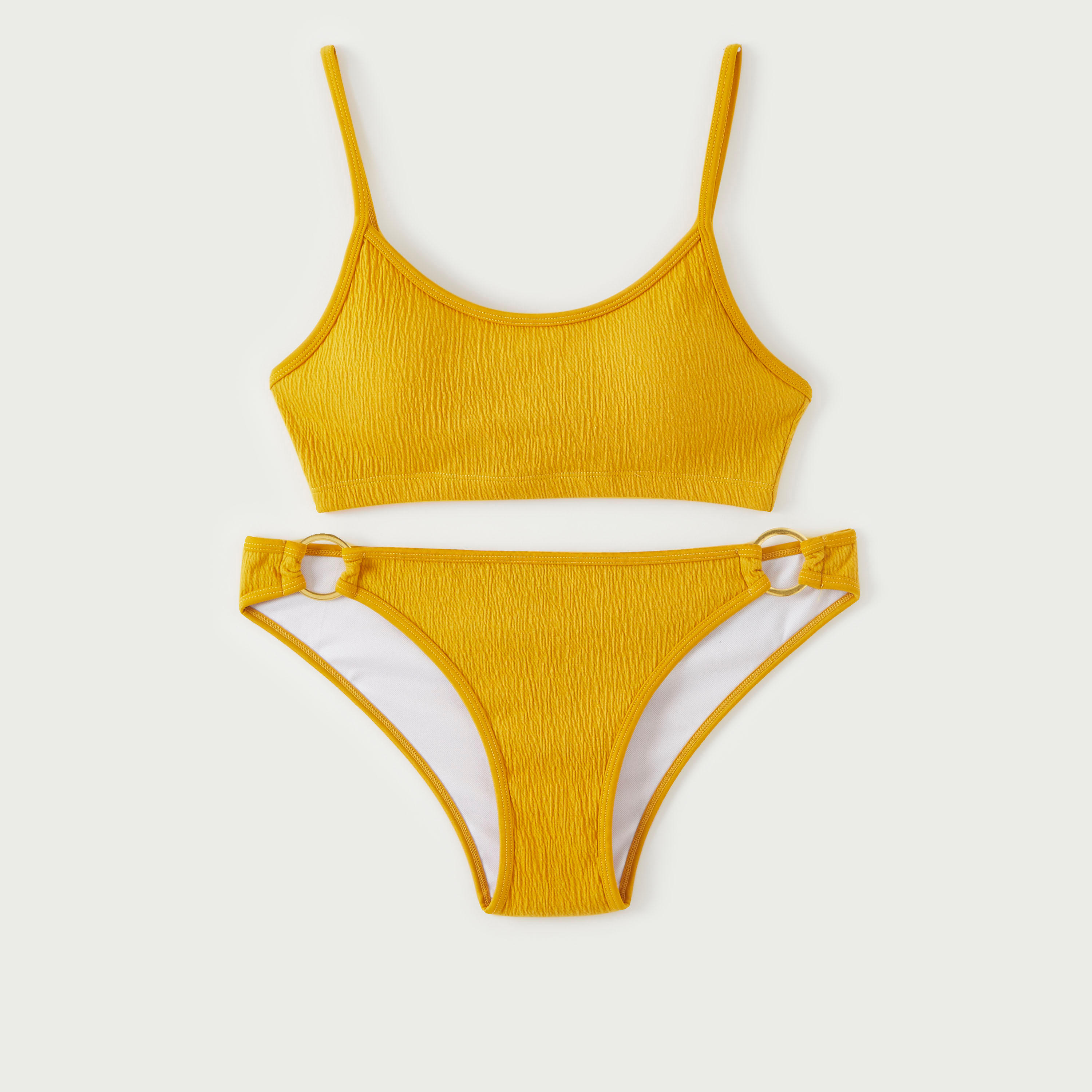 طقم بكيني بارز الملمس من بيتش وير - قطعتين-women-clothing-swimandbeach-bikinis-image-1