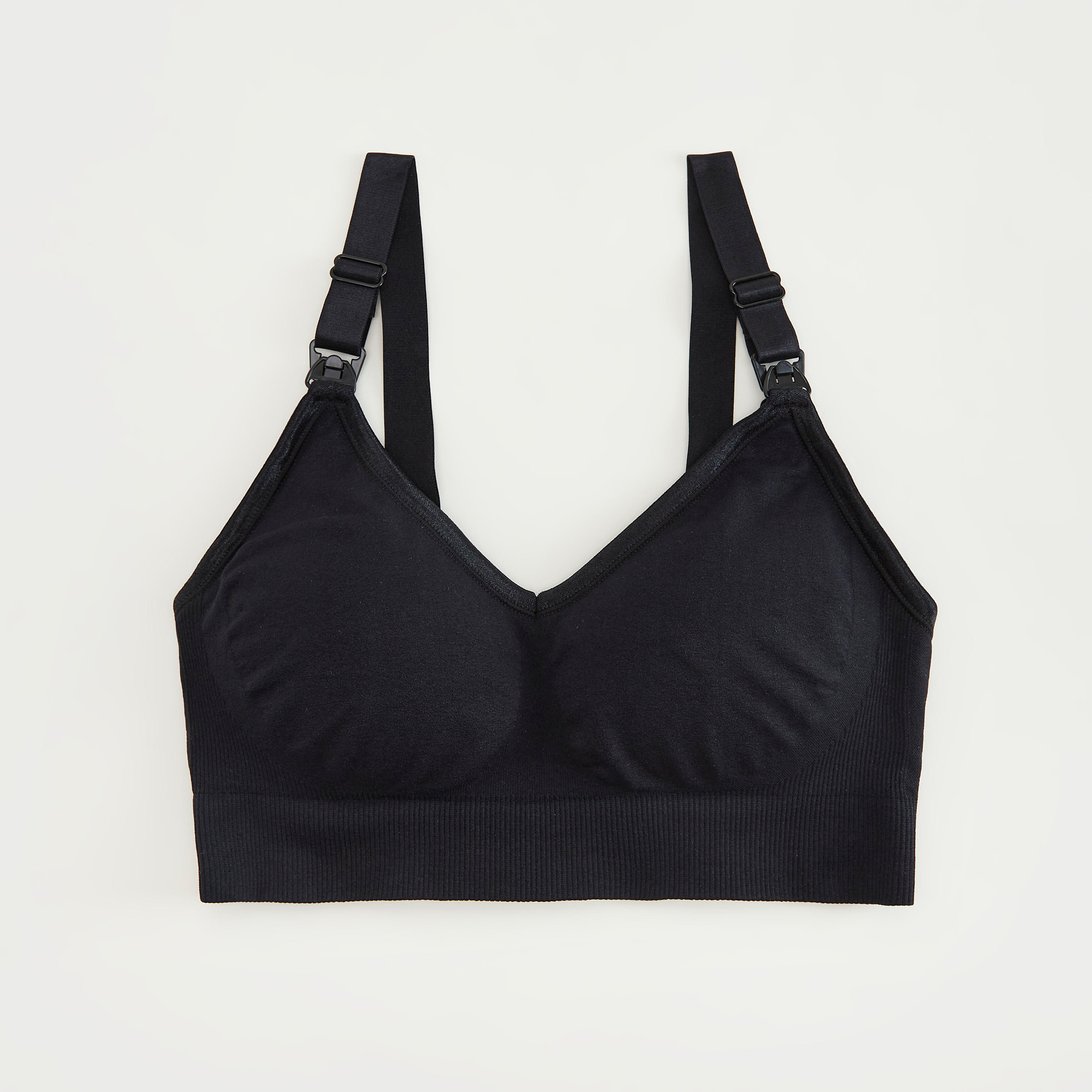 صدريّة للحوامل مبطّنة ومتداخلة بأحزمة قابلة للتعديل-women-clothing-lingerie-bras-image-4