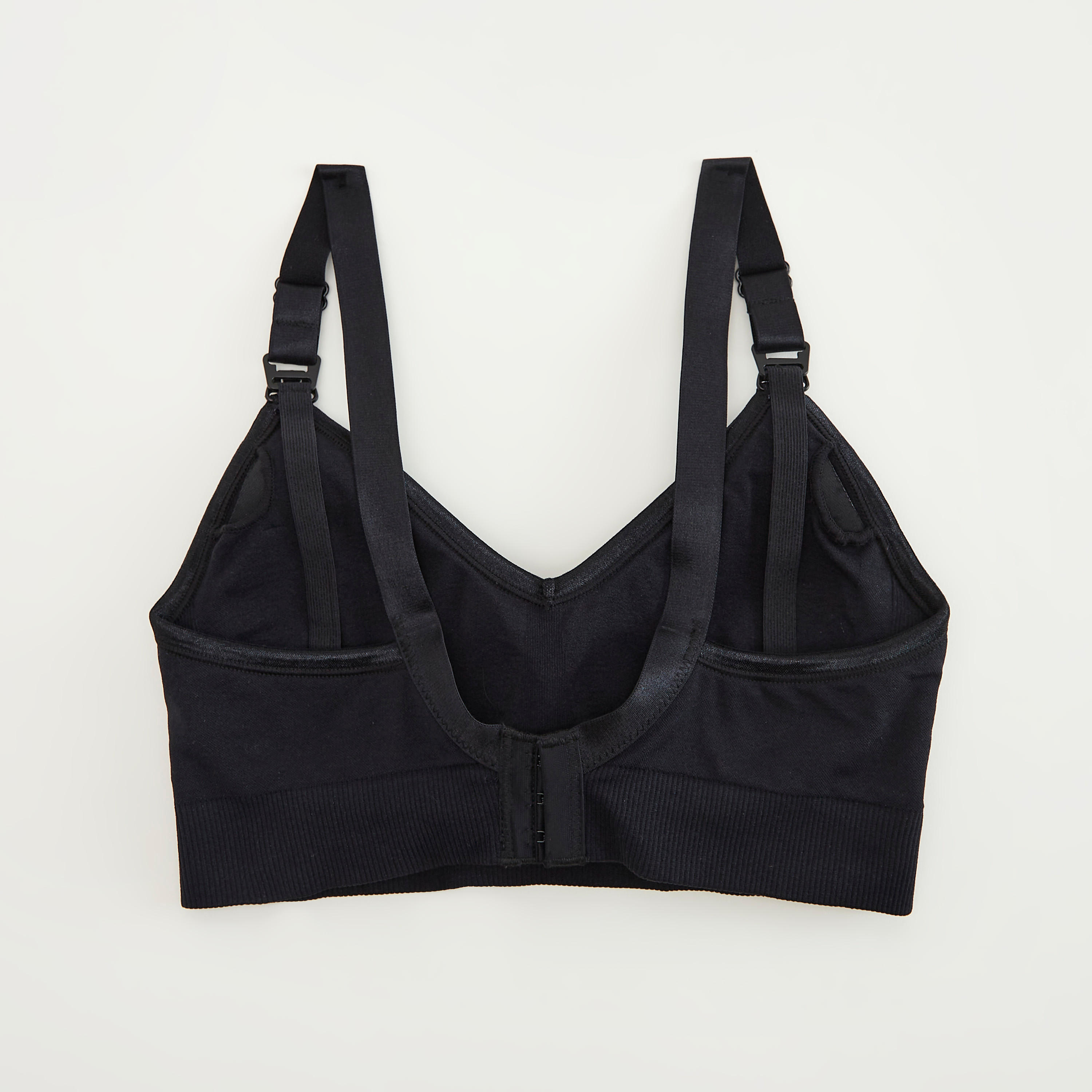 صدريّة للحوامل مبطّنة ومتداخلة بأحزمة قابلة للتعديل-women-clothing-lingerie-bras-image-2