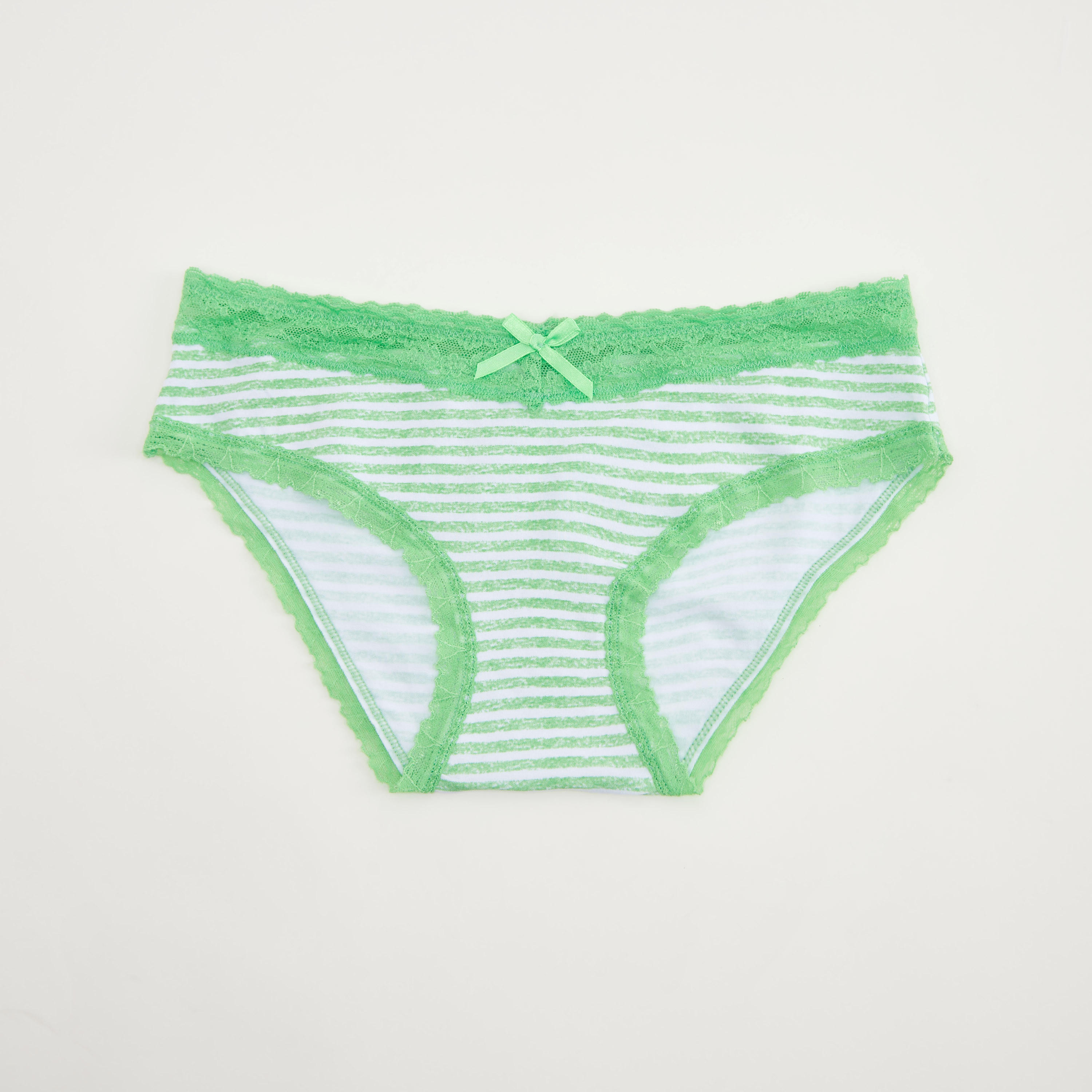 Set of 5 - Printed Hipster Briefs with Lace Detail and Bow Accent-women-clothing-lingerie-panties-image-3