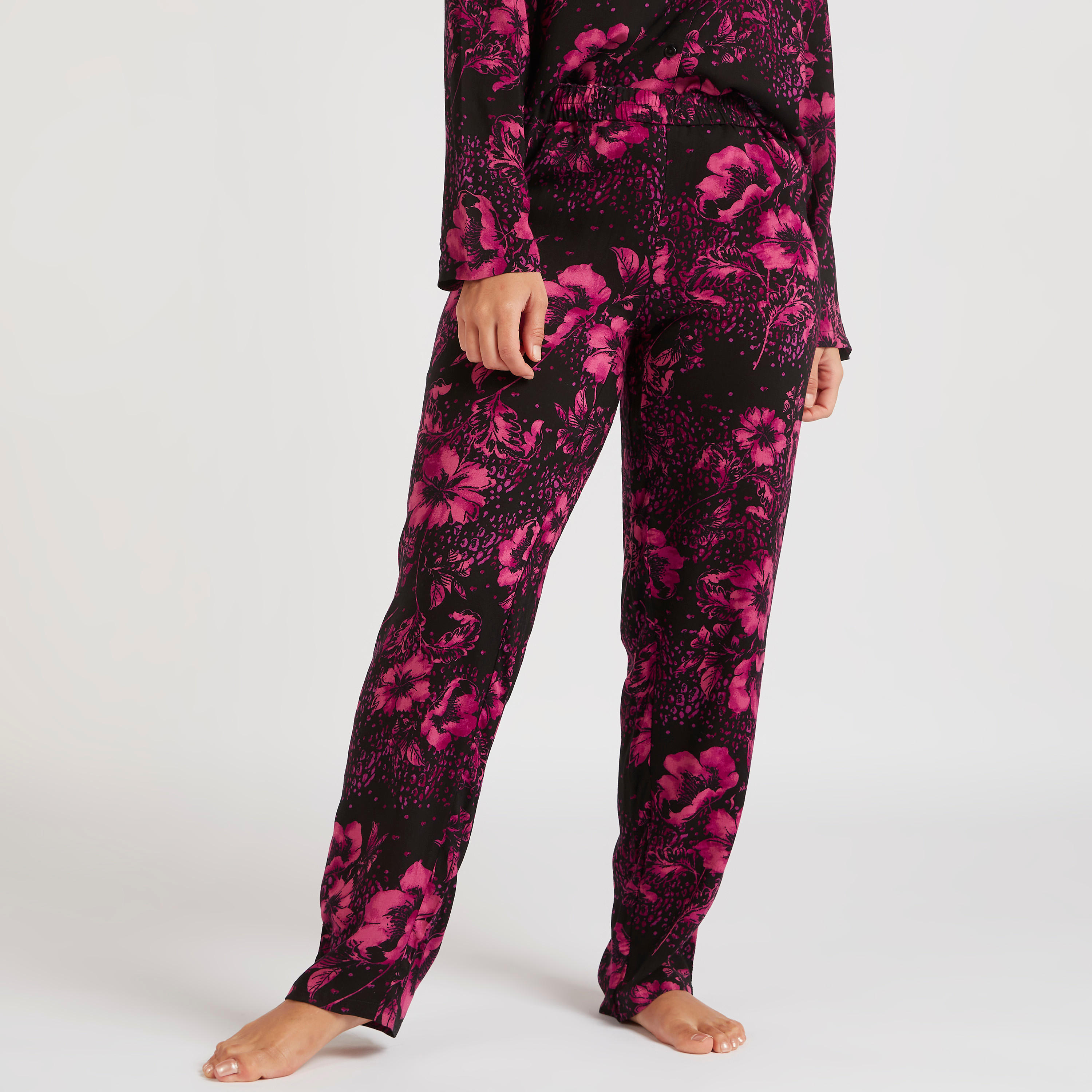 Floral Print Shirt and Full Length Pyjama Set-women-clothing-nightwear-pyjamas-longsets-image-6