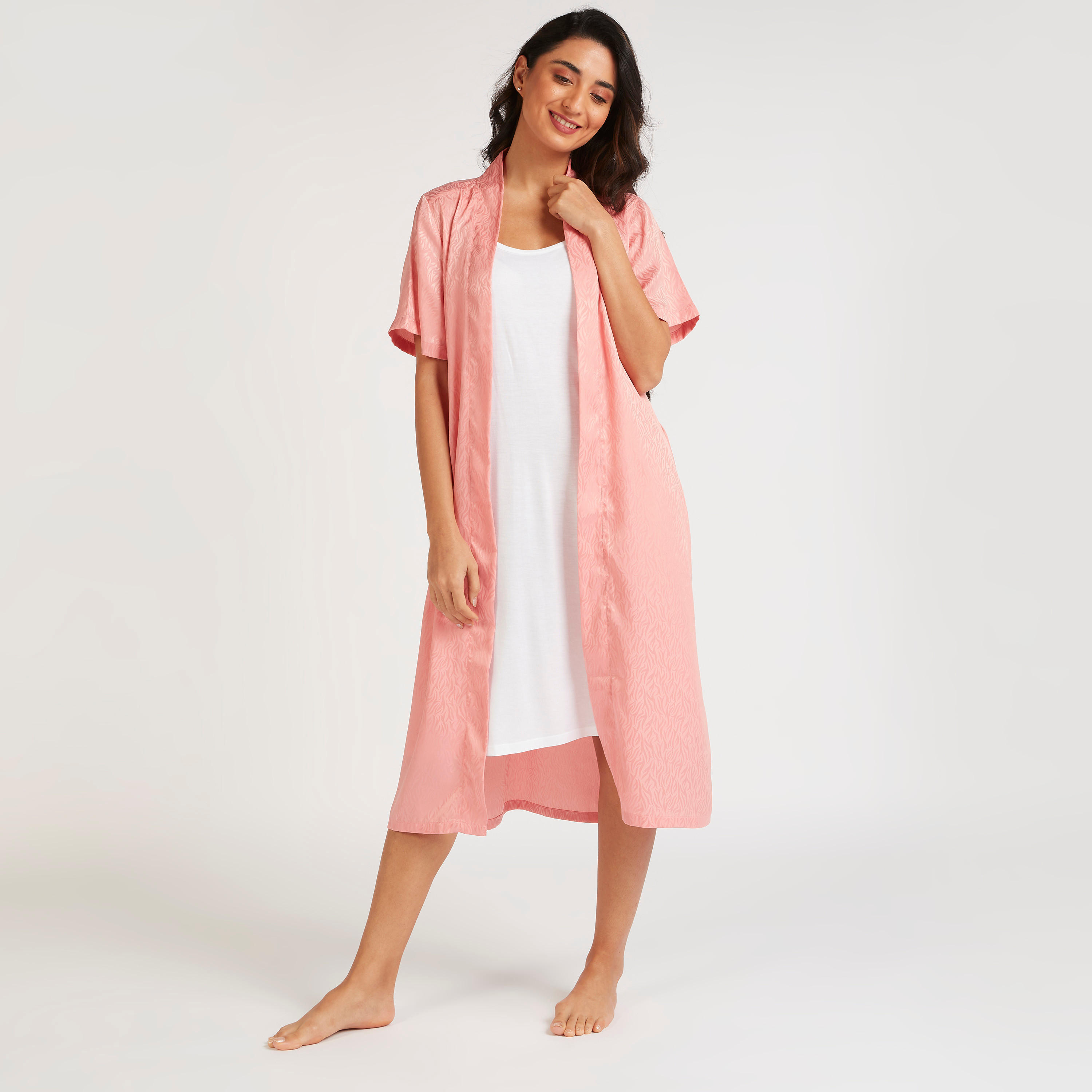 ثوب نوم بطبعات وحزام رباط-women-clothing-nightwear-robes-image-4