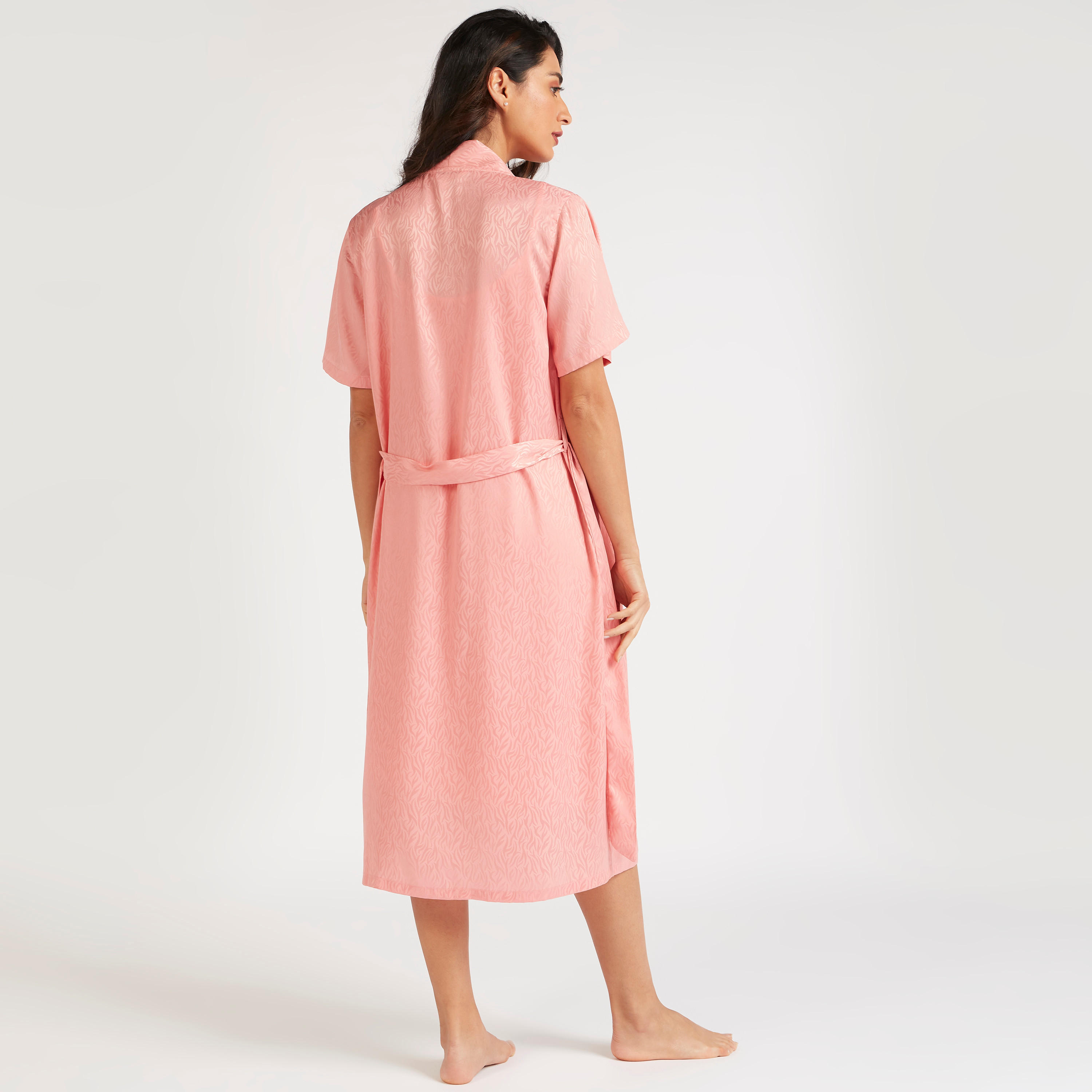 ثوب نوم بطبعات وحزام رباط-women-clothing-nightwear-robes-image-2