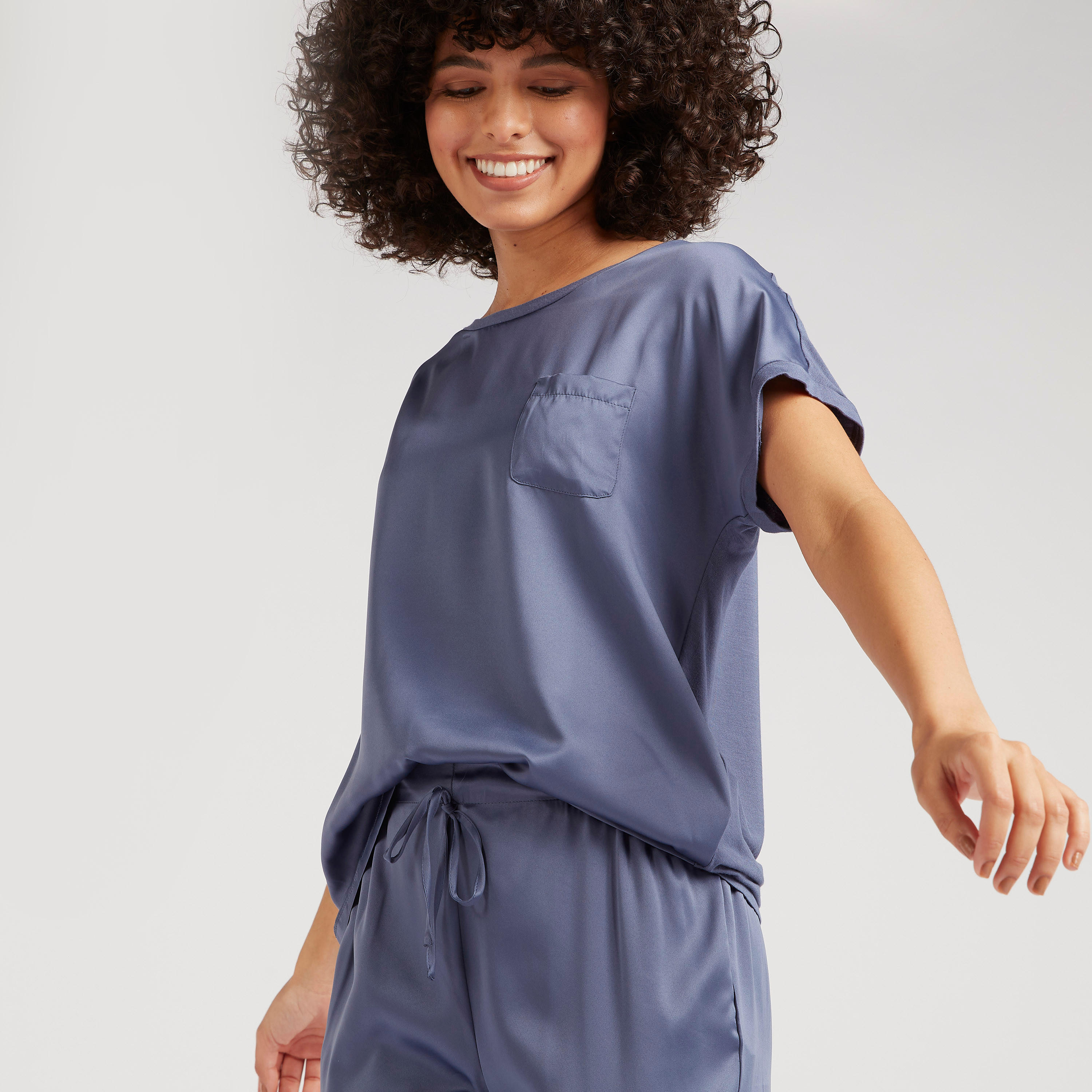 Solid Top and Full Length Pyjama Set-women-clothing-nightwear-pyjamas-longsets-image-2