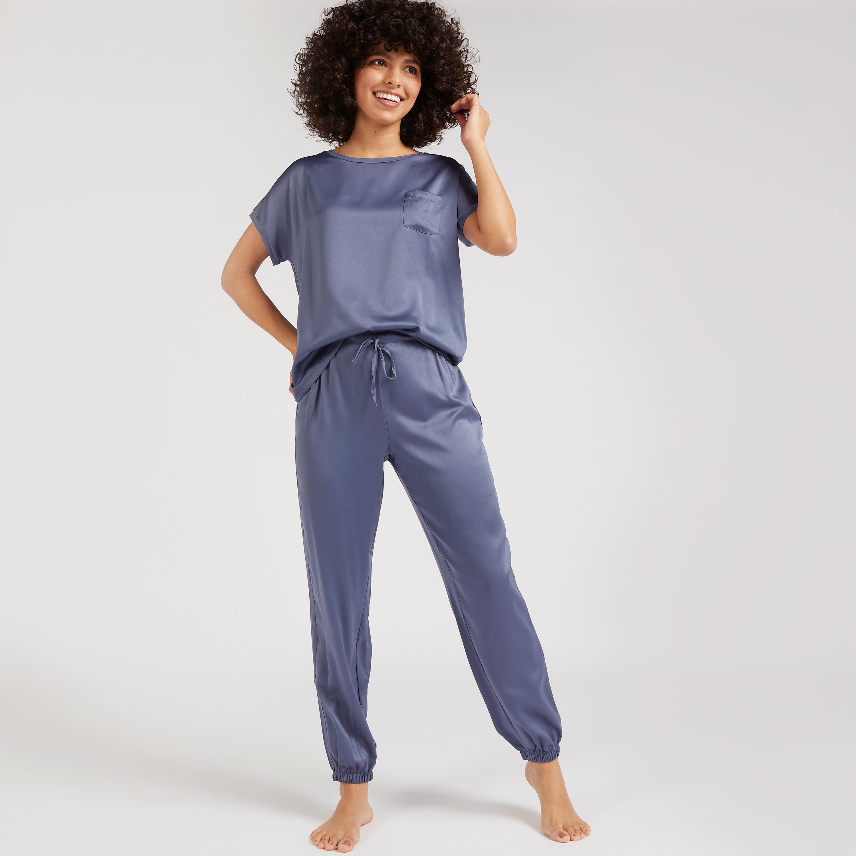 Solid Top and Full Length Pyjama Set-women-clothing-nightwear-pyjamas-longsets-image-3