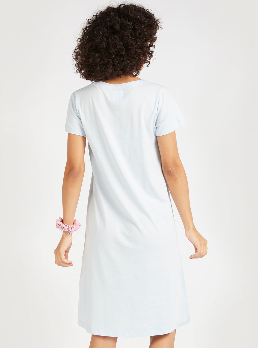 Set of 2 - Printed Sleepshirt with Short Sleeves-women-clothing-nightwear-nighties-image-7