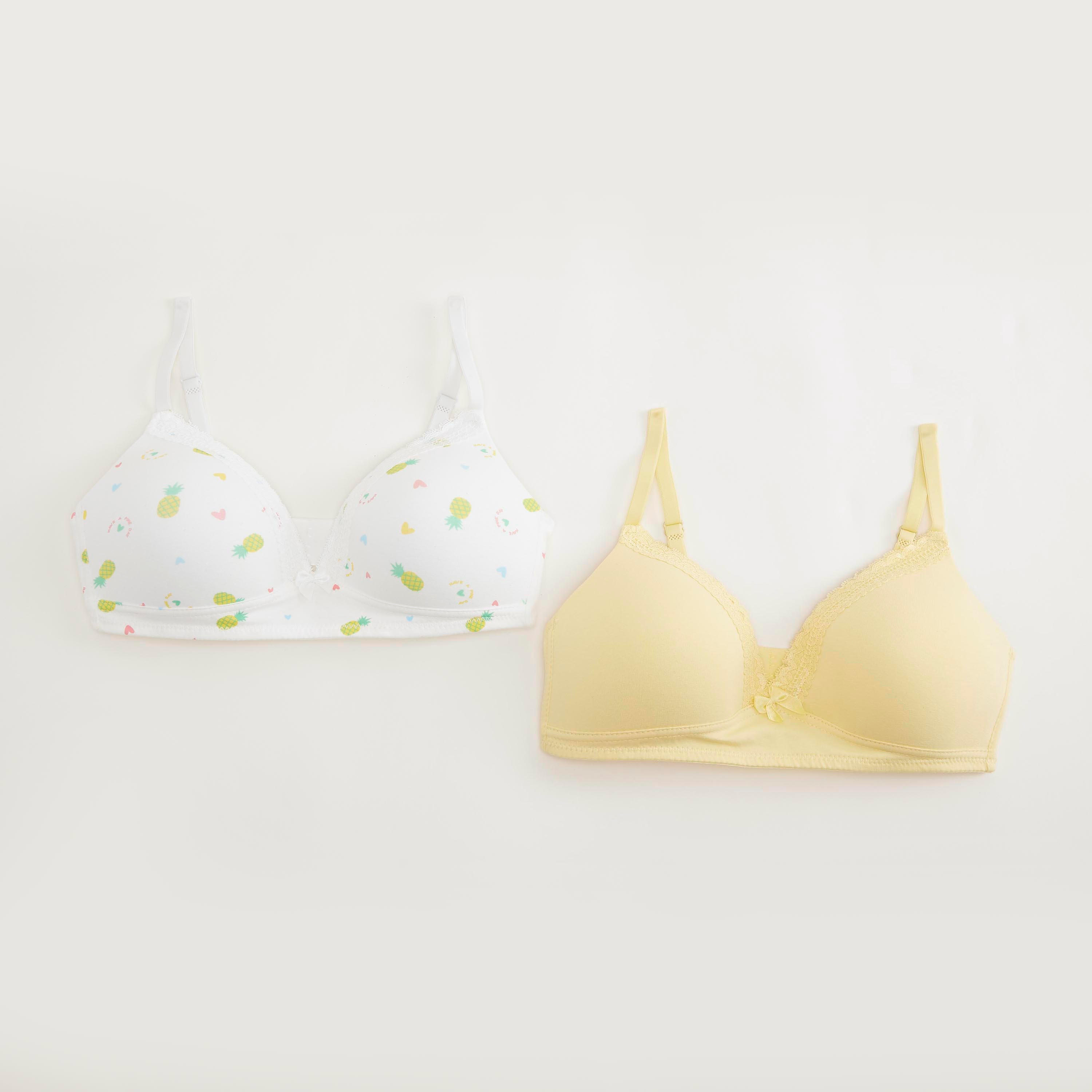 Set of 2 - Assorted Non-Wired Plunge Bra-women-clothing-lingerie-bras-image-1
