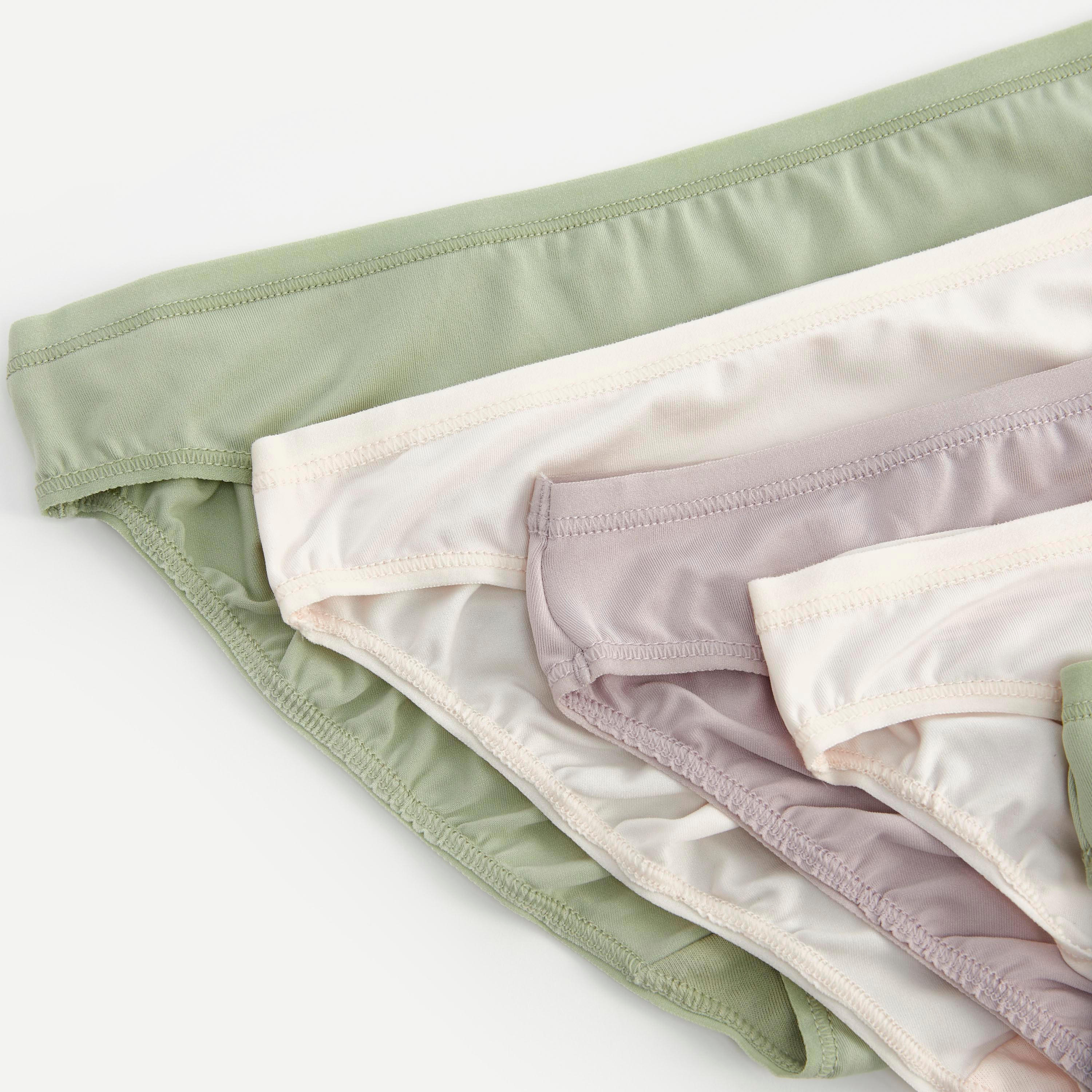 Set of 5 - Solid Bikini Briefs-women-clothing-lingerie-panties-image-2