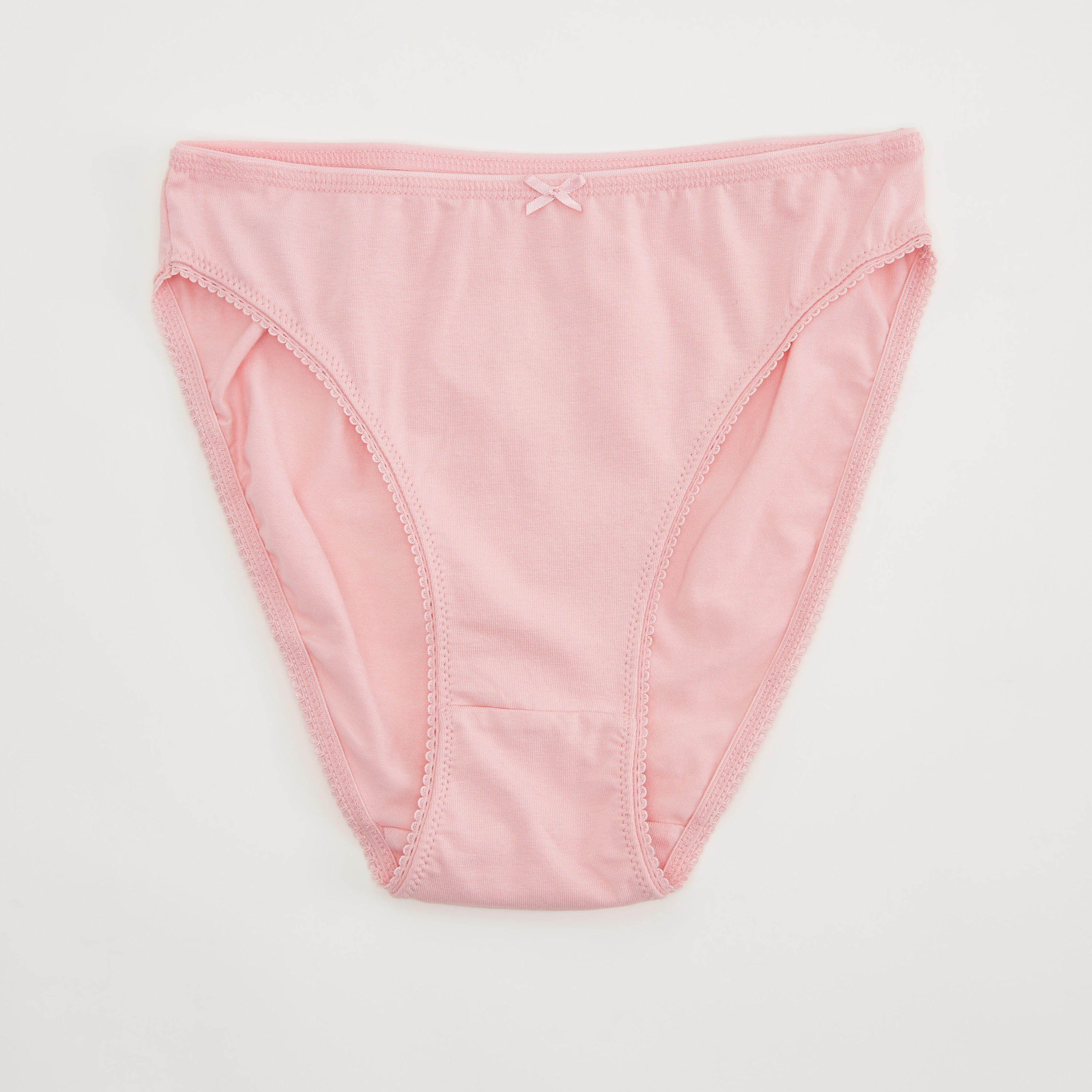 Set of 5 - Solid Hipster Briefs with Bow Accent-women-clothing-lingerie-panties-image-3
