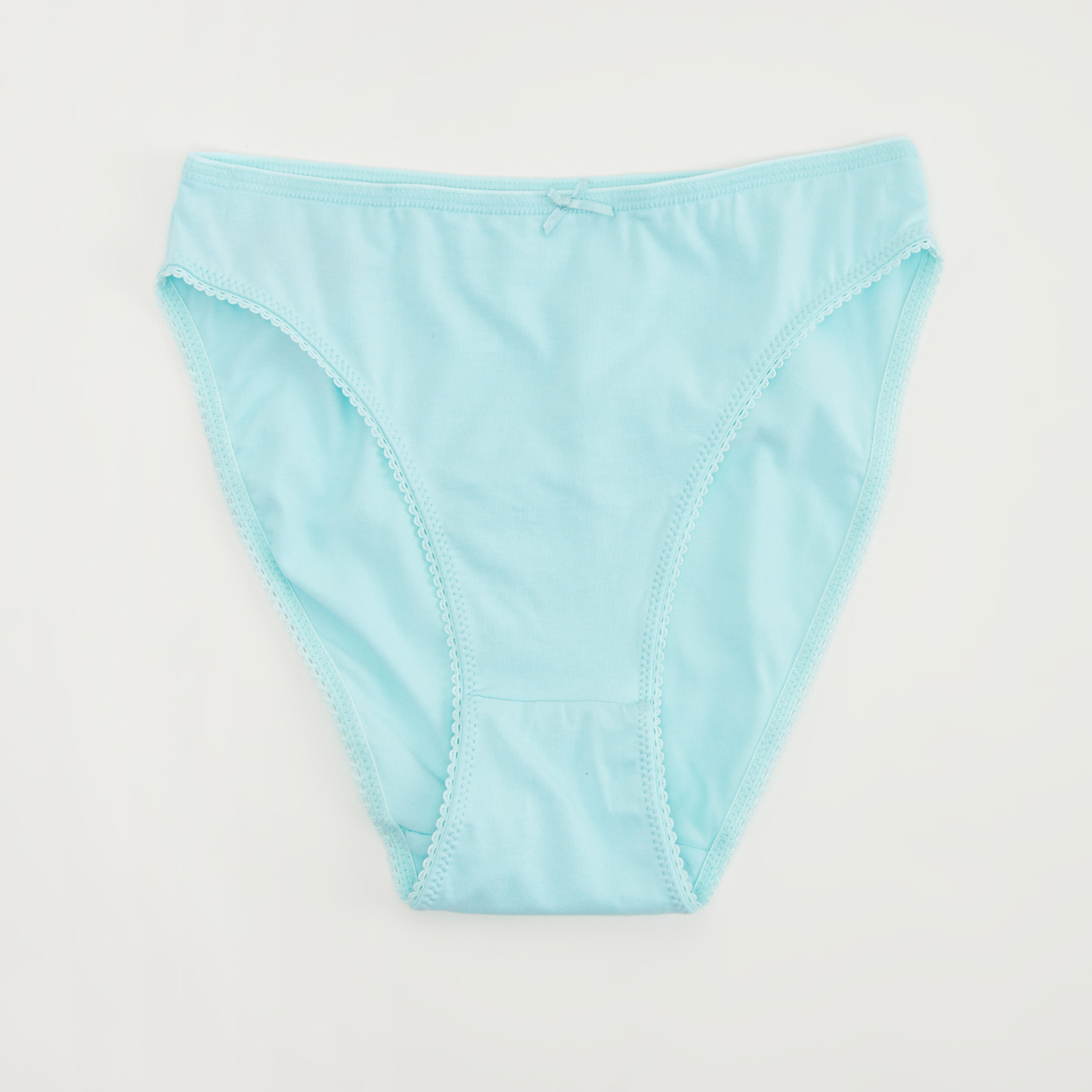 سراويل داخليّة هيبستر سادة بفيونكة - طقم من 5 قطع-women-clothing-lingerie-panties-image-2