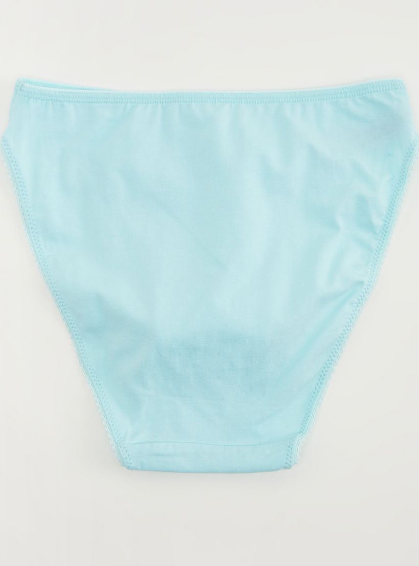 سراويل داخليّة هيبستر سادة بفيونكة - طقم من 5 قطع-women-clothing-lingerie-panties-image-1