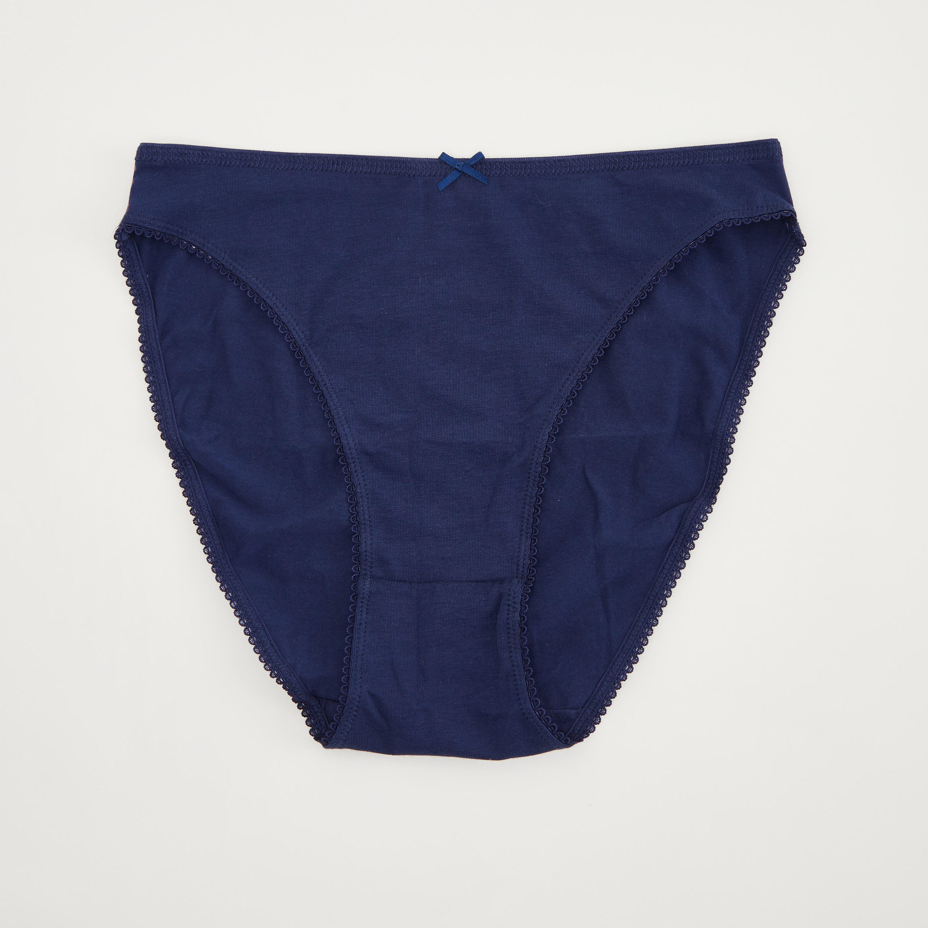 سراويل داخليّة هيبستر سادة بفيونكة - طقم من 5 قطع-women-clothing-lingerie-panties-image-3