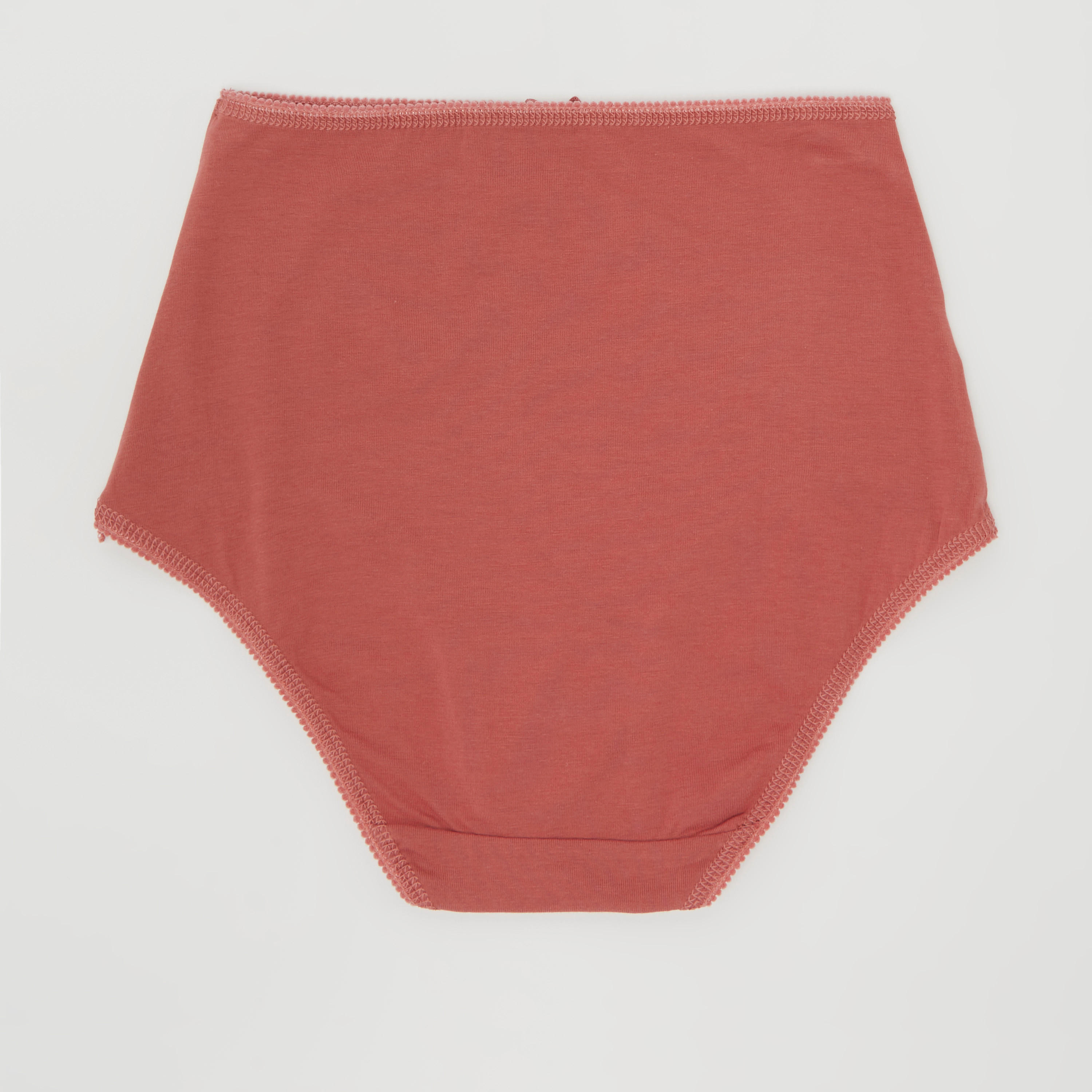 سراويل داخلية سادة بخصر مطّاطي - طقم من 5 قطع-women-clothing-lingerie-panties-image-4
