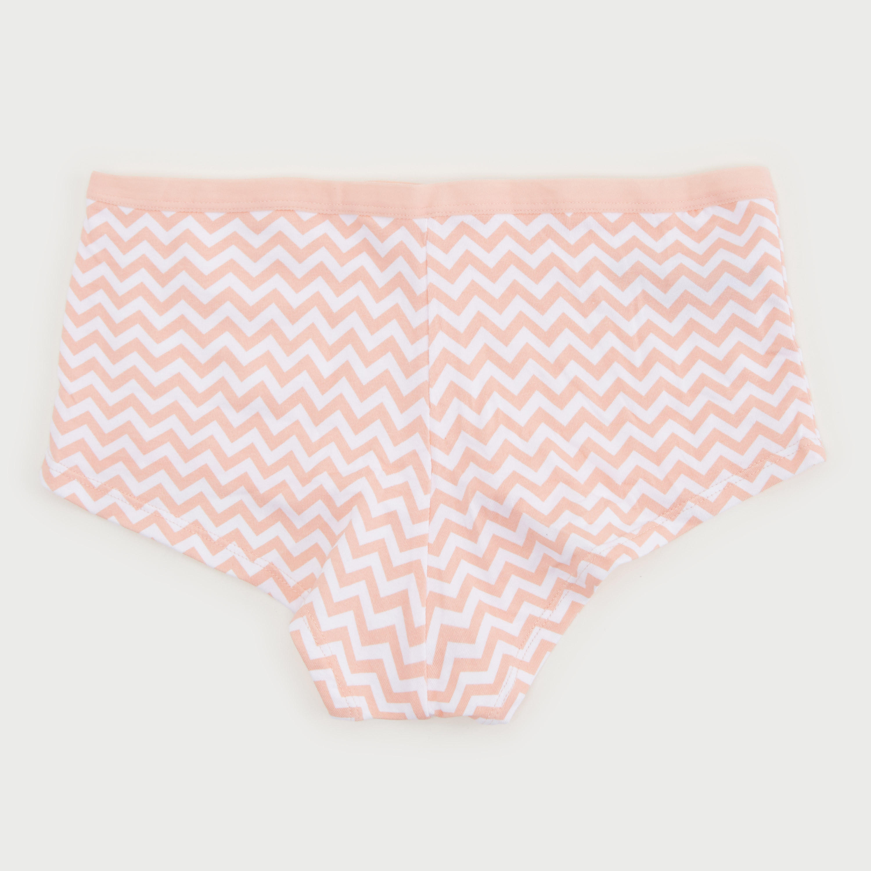 سراويل بوي شورت متنوّعة بخصر مطّاطي - طقم من 5 قطع-women-clothing-lingerie-panties-image-1