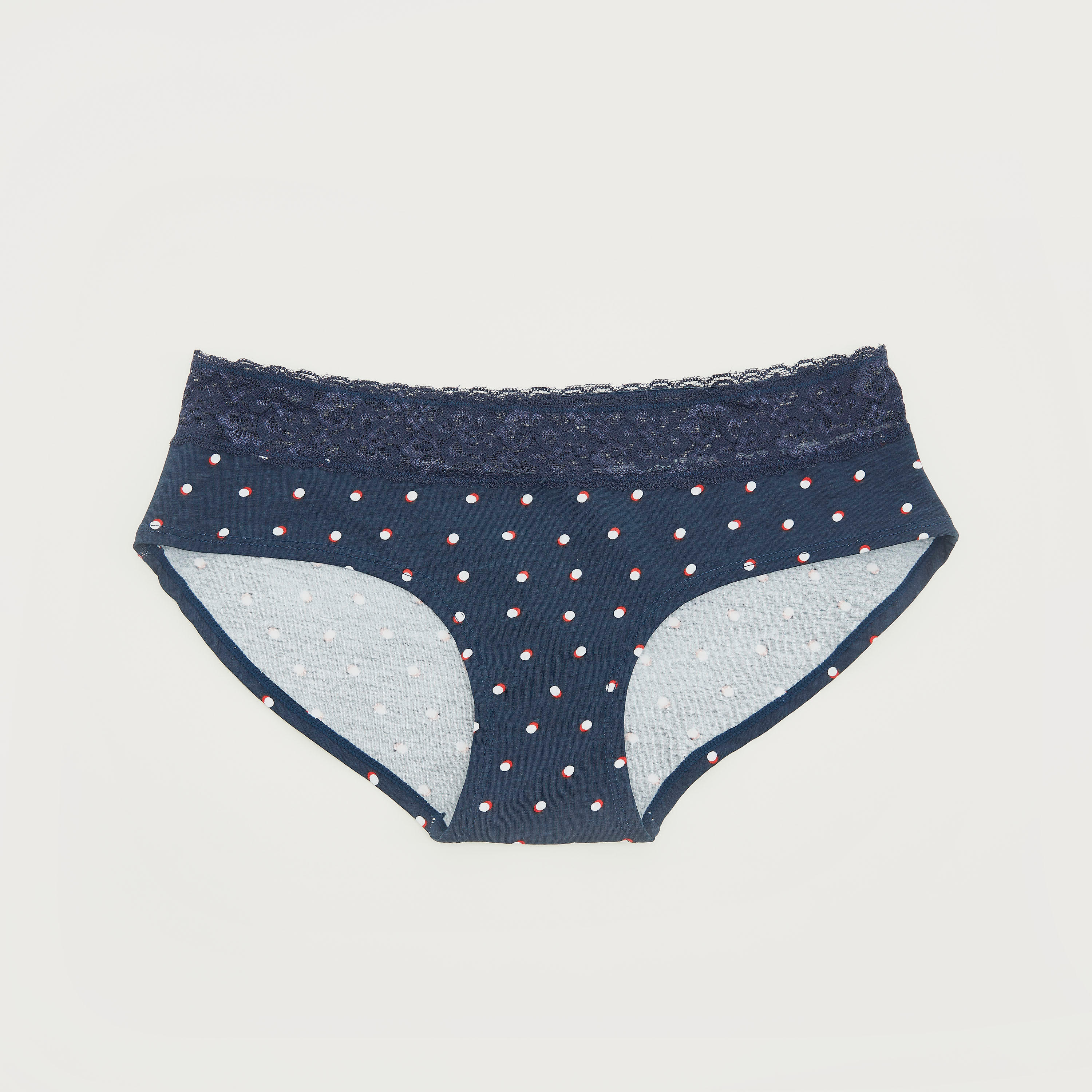 سروال داخلي هيبستر بطبعات وزينة دانتيل-women-clothing-lingerie-panties-image-1