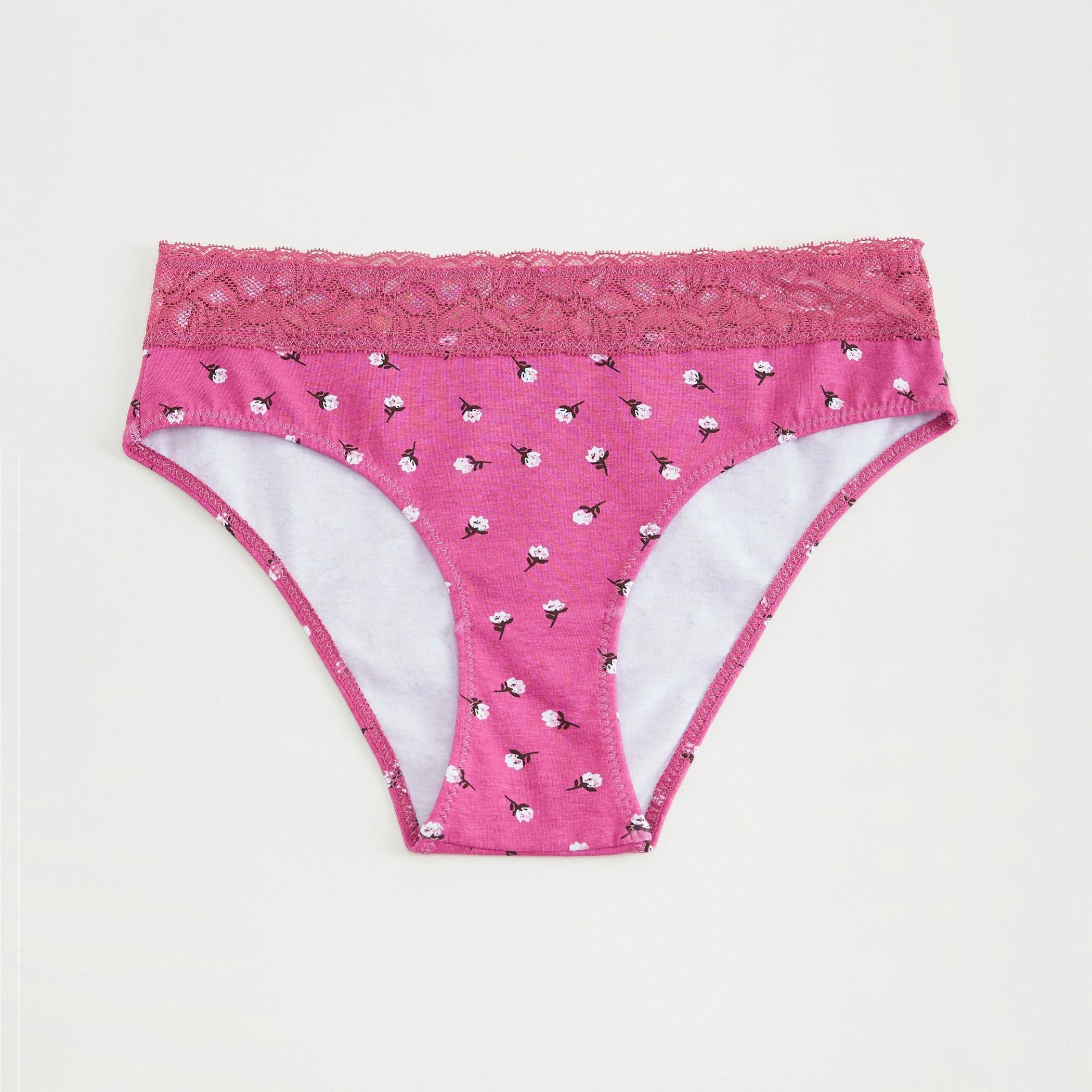 سروال داخلي بطبعات أزهار وتفاصيل دانتيل-women-clothing-lingerie-panties-image-1