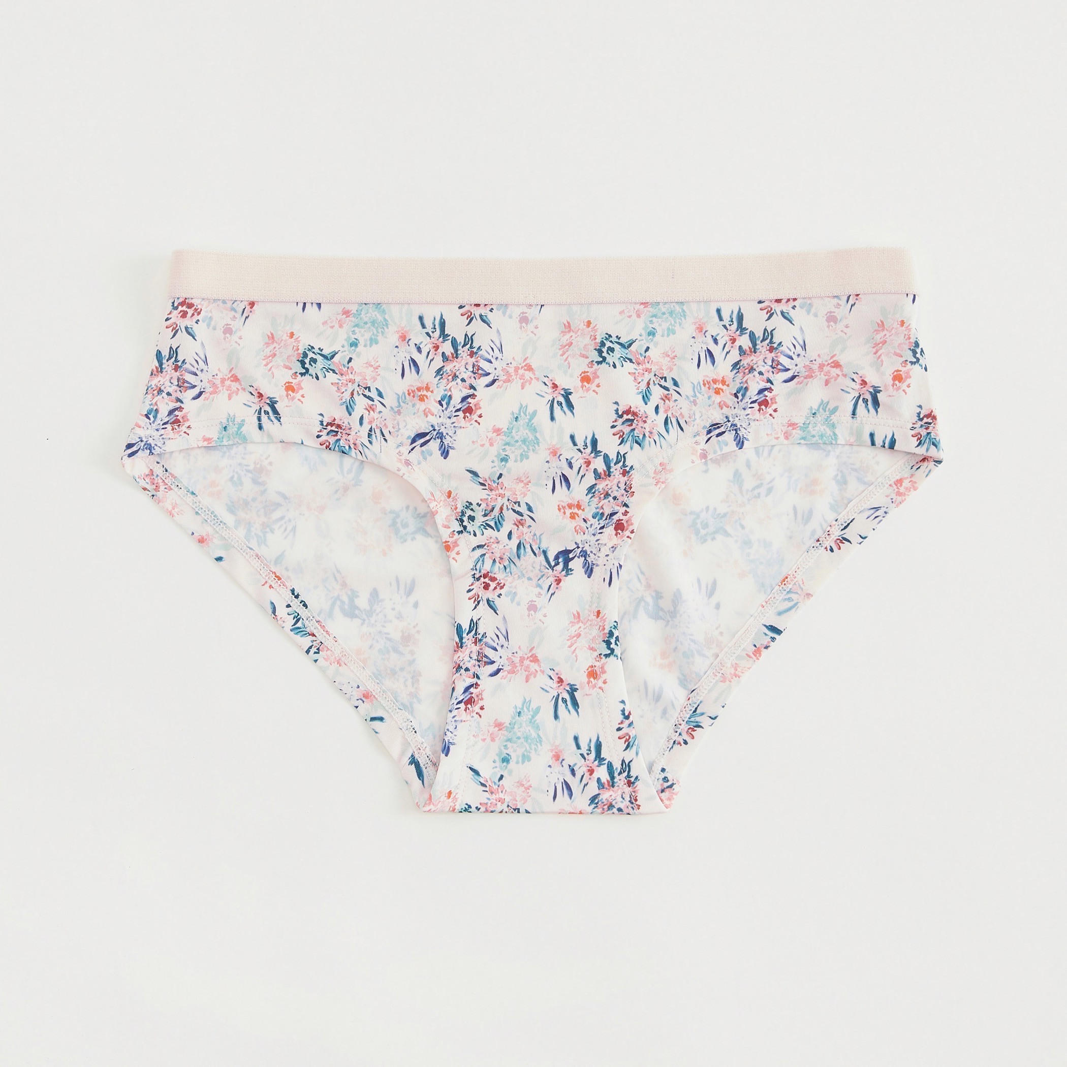 سراويل داخلية هيبستر بخصر مطاطي وطبعات أزهار-women-clothing-lingerie-panties-image-1