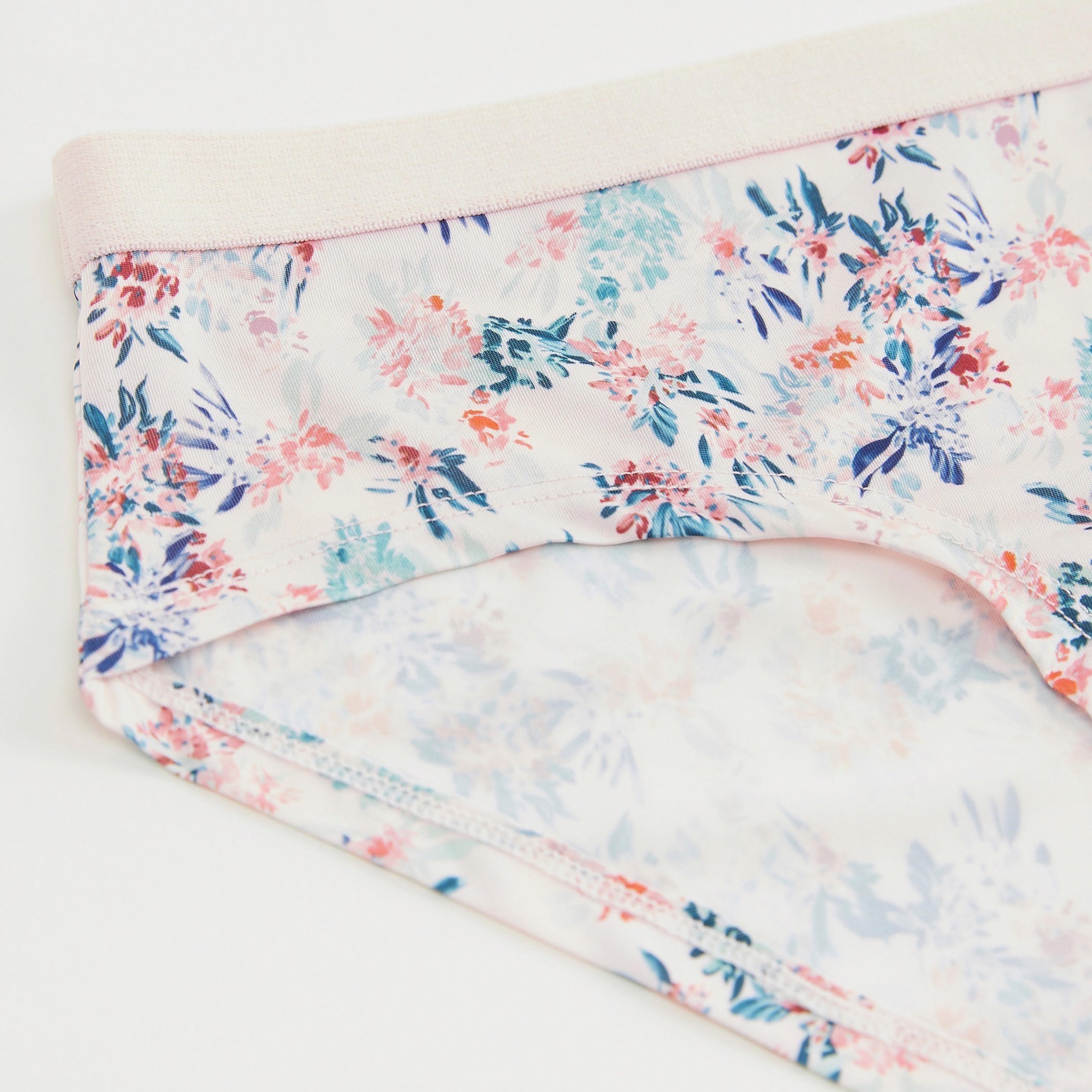 سراويل داخلية هيبستر بخصر مطاطي وطبعات أزهار-women-clothing-lingerie-panties-image-2