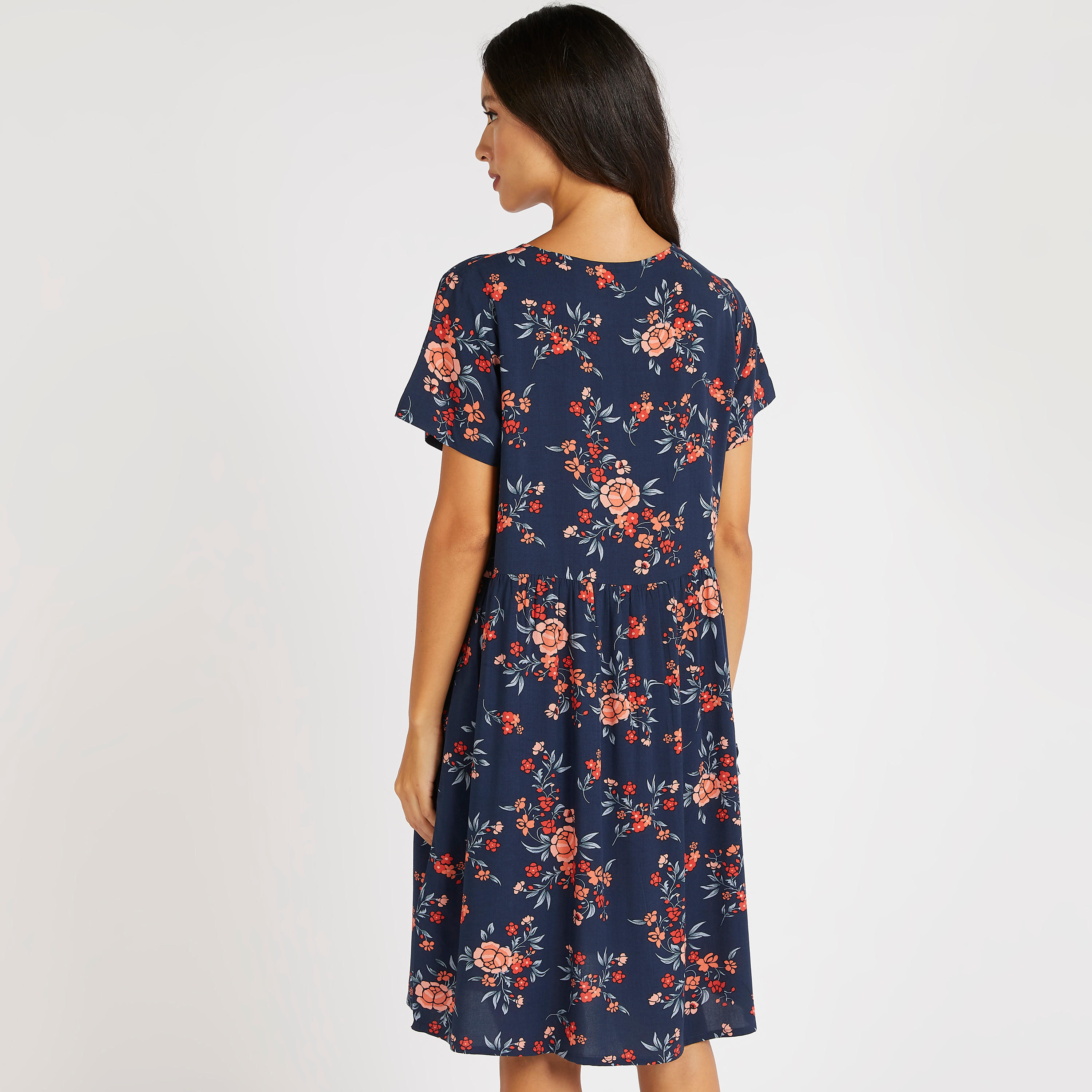 قميص نوم بياقة مستديرة - طقم من قطعتين متنوّعتين-women-clothing-nightwear-nighties-image-5