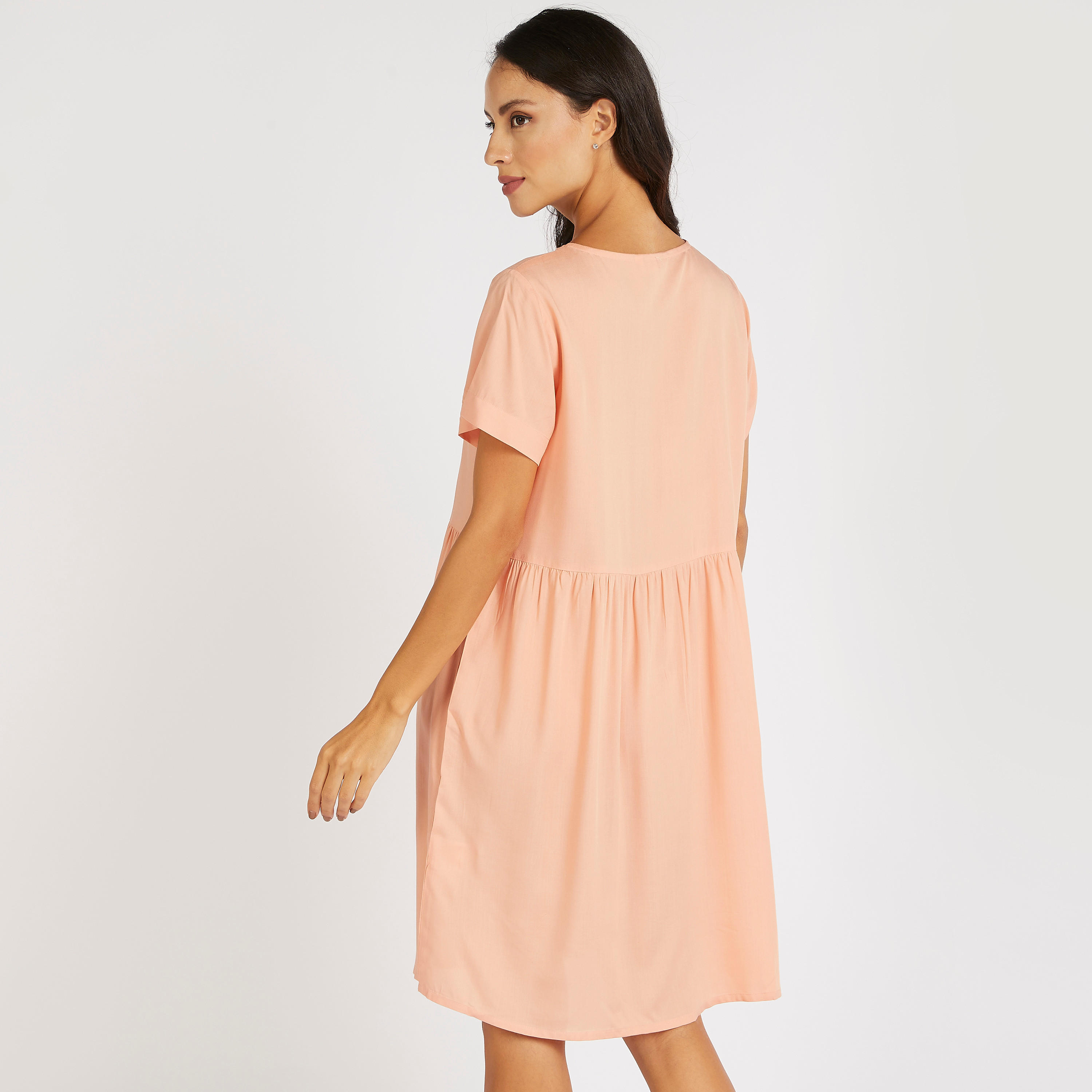 قميص نوم بياقة مستديرة - طقم من قطعتين متنوّعتين-women-clothing-nightwear-nighties-image-7
