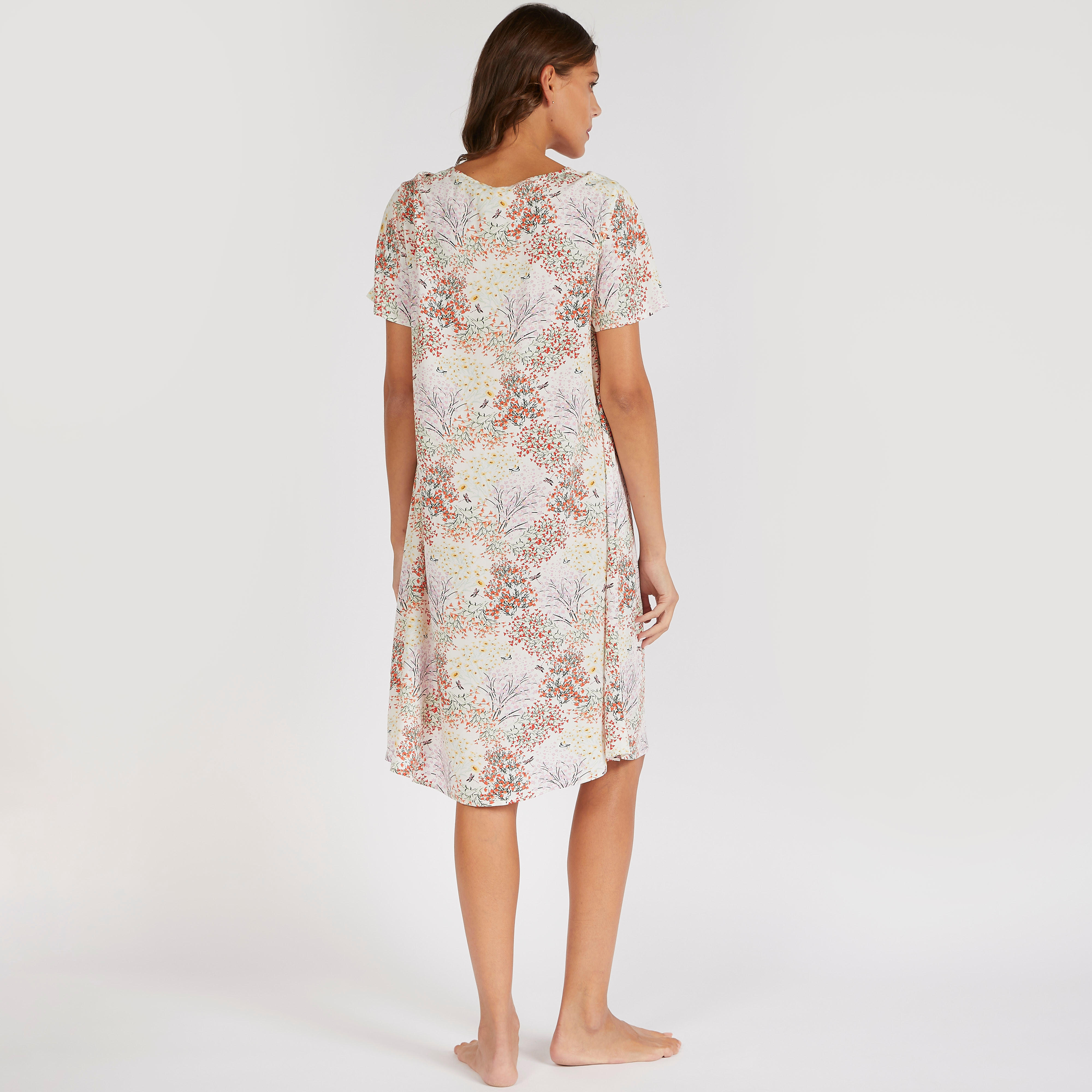 قميص نوم بأكمام قصيرة - طقم من قطعتين متنوعتين-women-clothing-nightwear-nighties-image-4