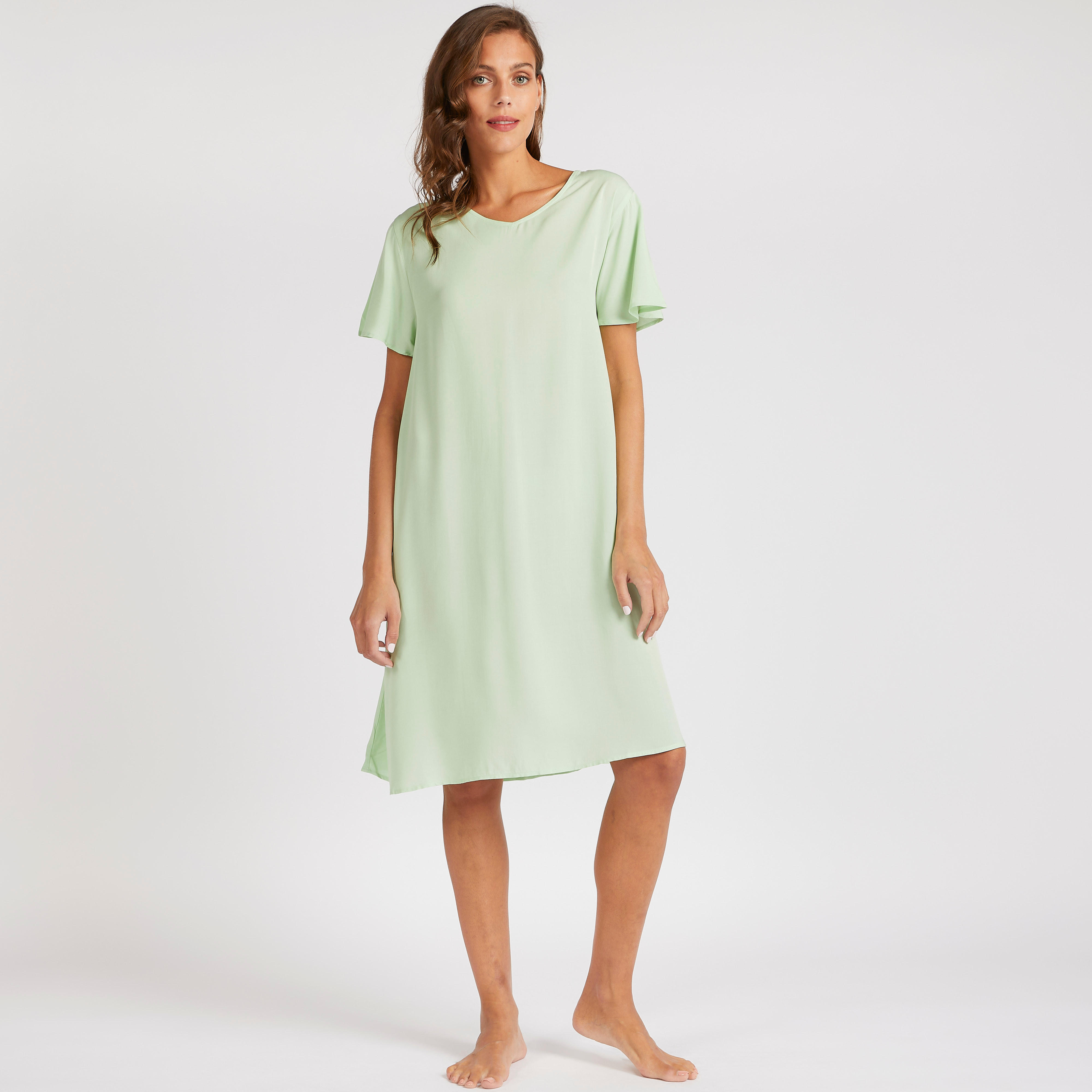 قميص نوم بأكمام قصيرة - طقم من قطعتين متنوعتين-women-clothing-nightwear-nighties-image-5