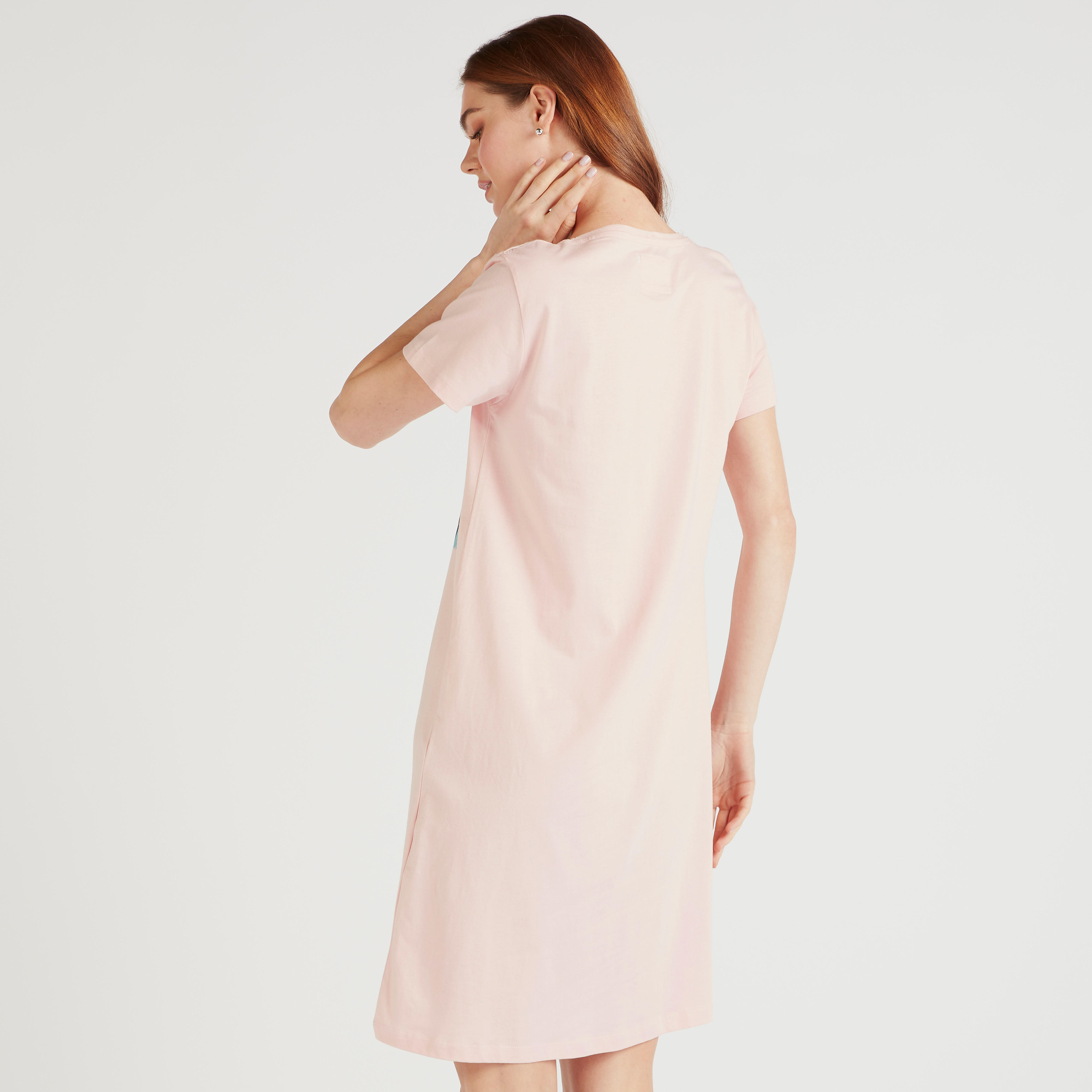 قميص بأكمام قصيرة وطبعات - طقم من قطعتين-women-clothing-nightwear-nighties-image-4