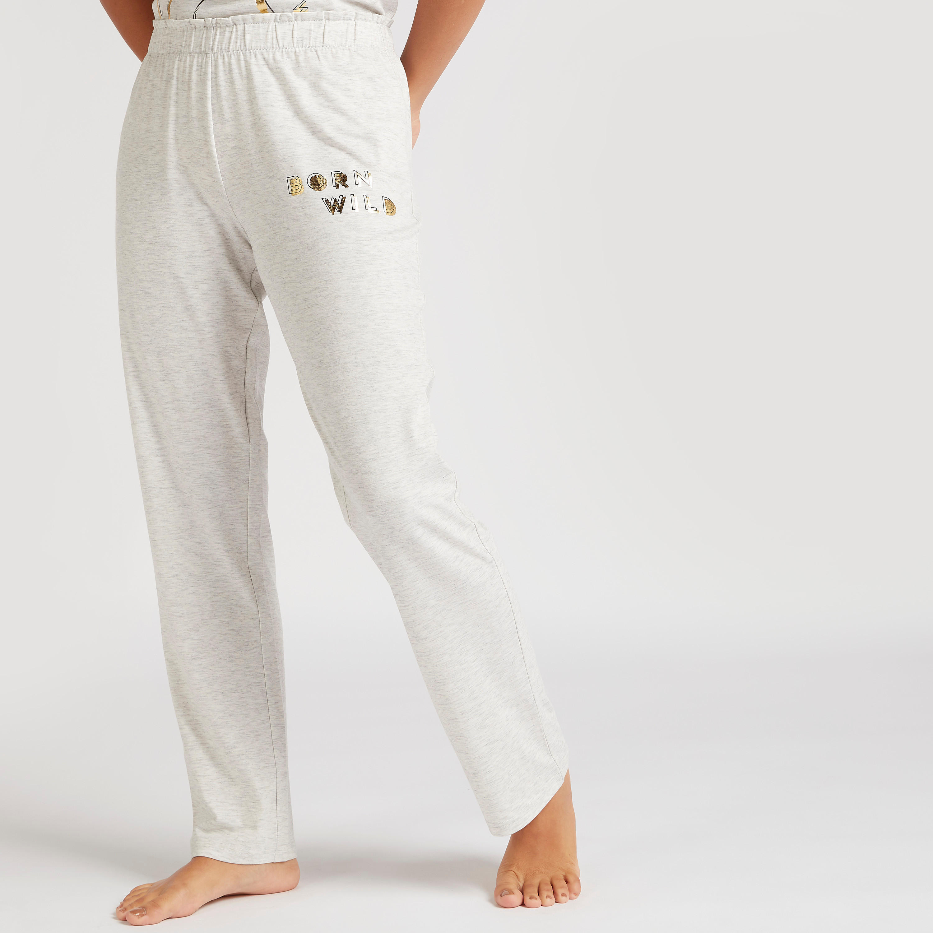 طقم بيجاما و تيشيرت بأكمام قصيرة وطبعات سيمبا-women-clothing-nightwear-pyjamas-longsets-image-5
