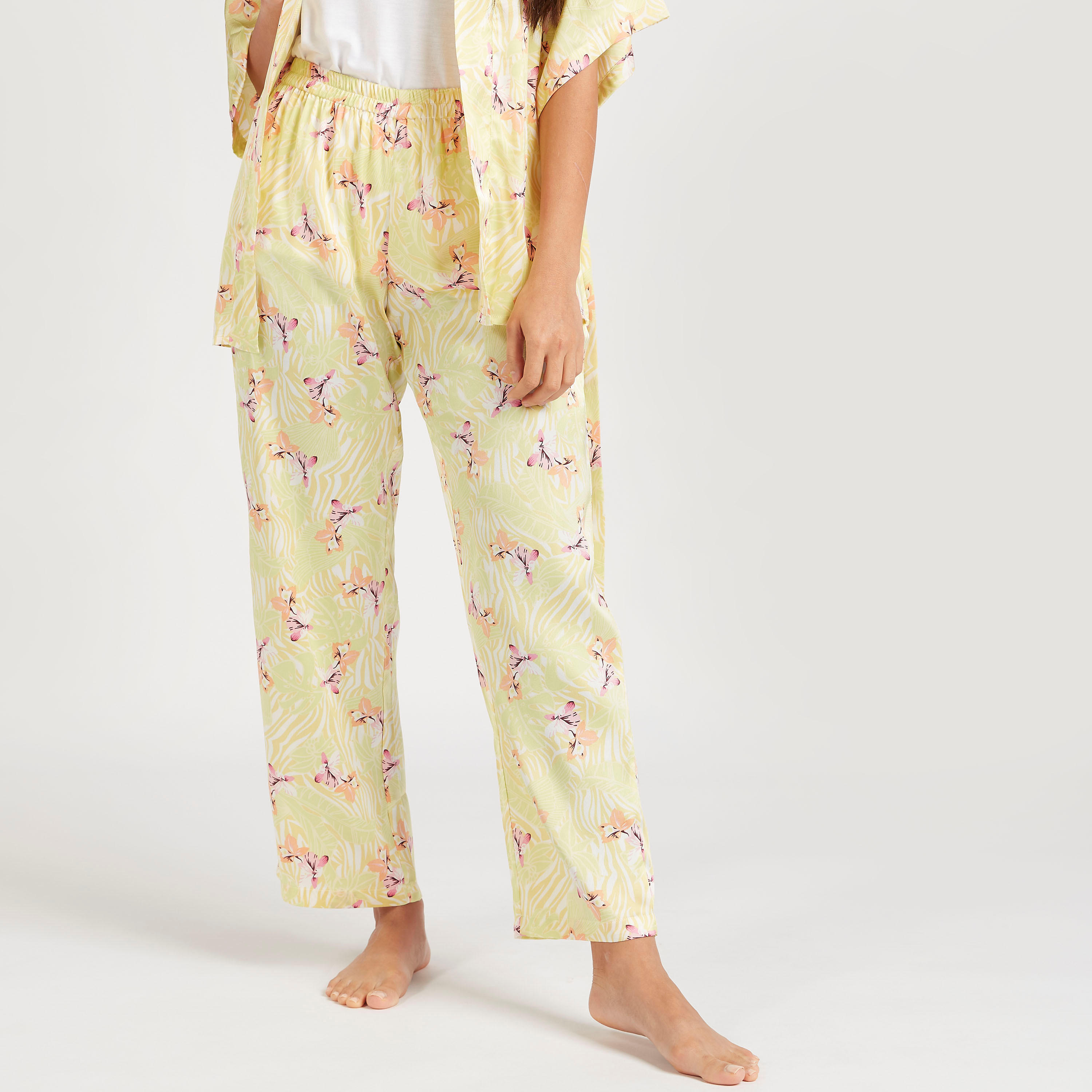 Floral Print 3-Piece Pyjama Set-women-clothing-nightwear-pyjamas-longsets-image-6