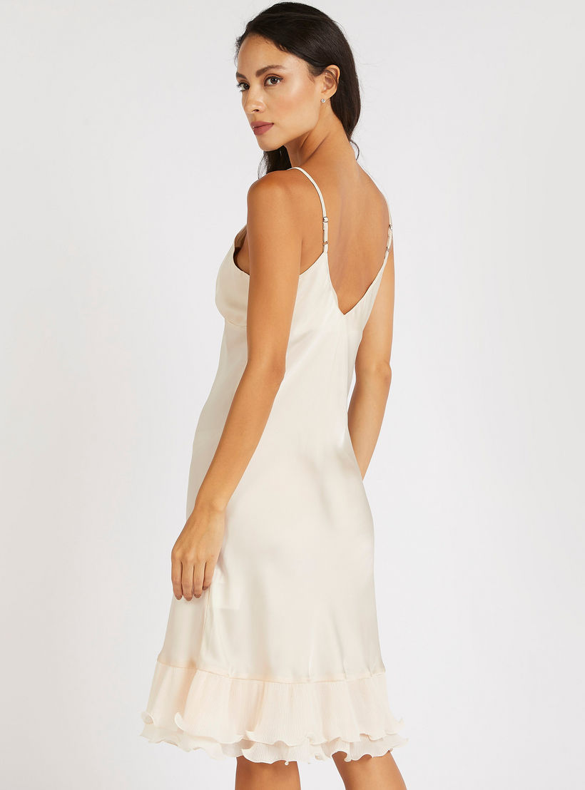 قميص نوم سادة دون أكمام بياقة v-women-clothing-nightwear-nighties-image-1
