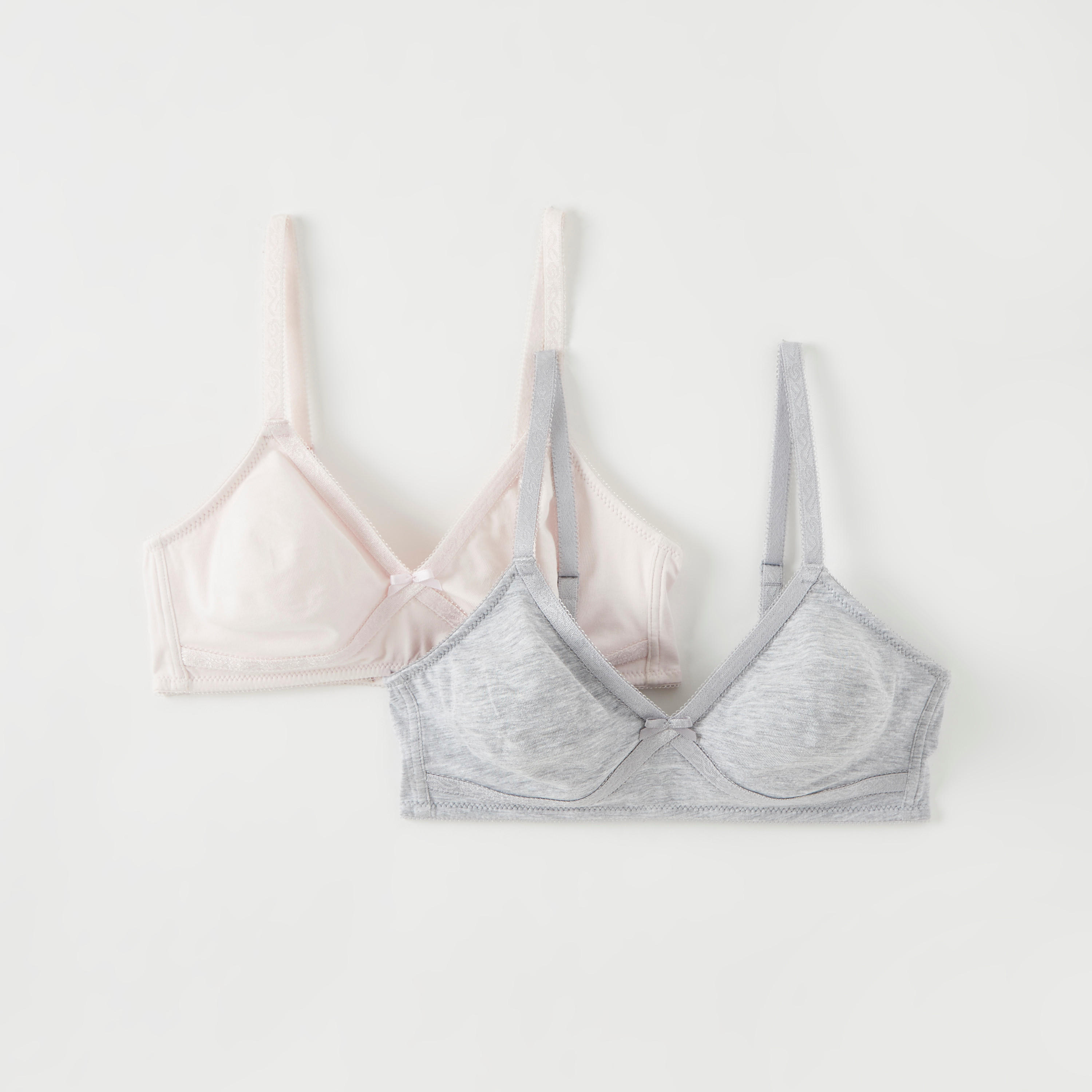 صدريّة أساسية سادة بزينة فيونكة - طقم من 2 قطع-women-clothing-lingerie-bras-image-4