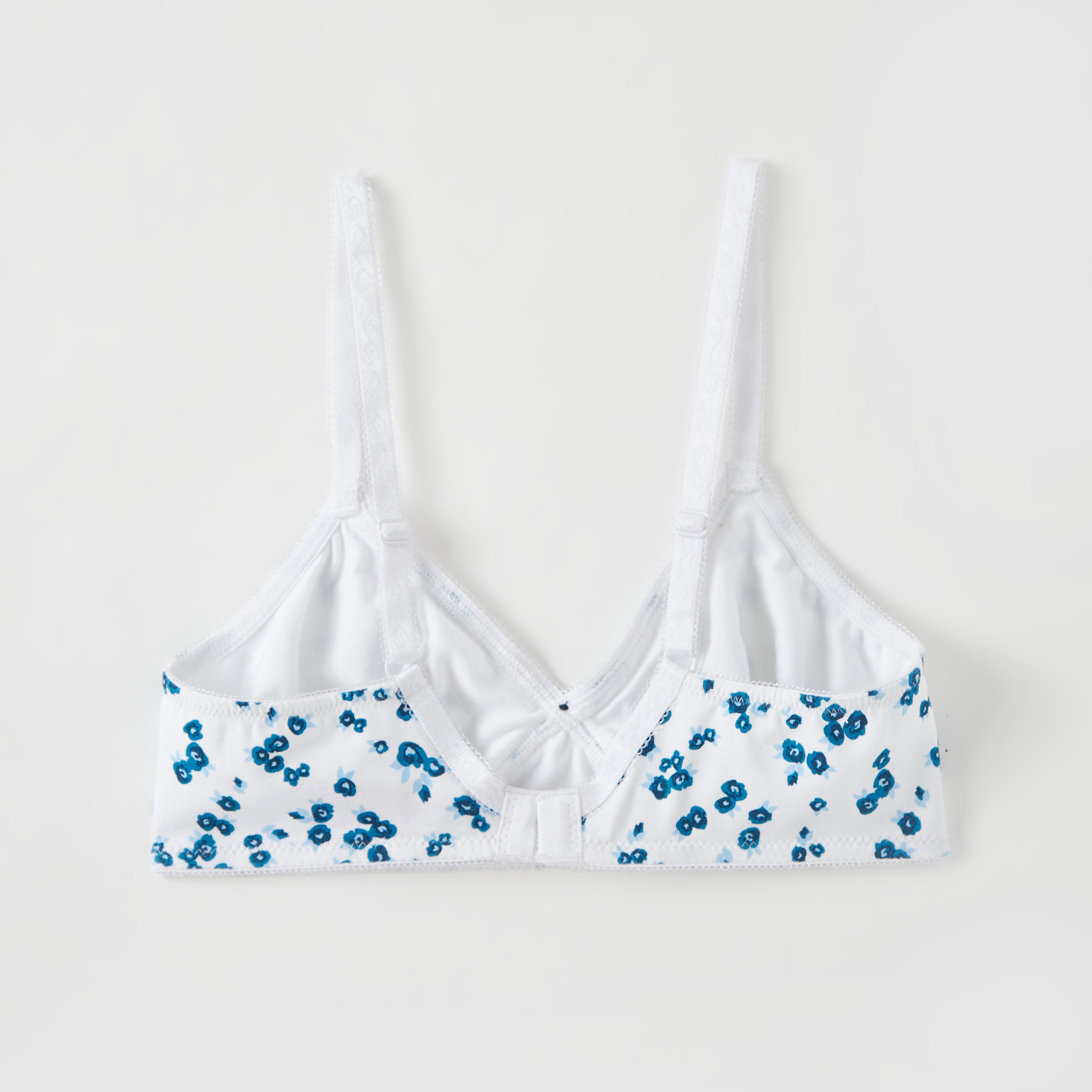 Set of 2 - Printed Basic Bra with Bow Accent-women-clothing-lingerie-bras-image-4