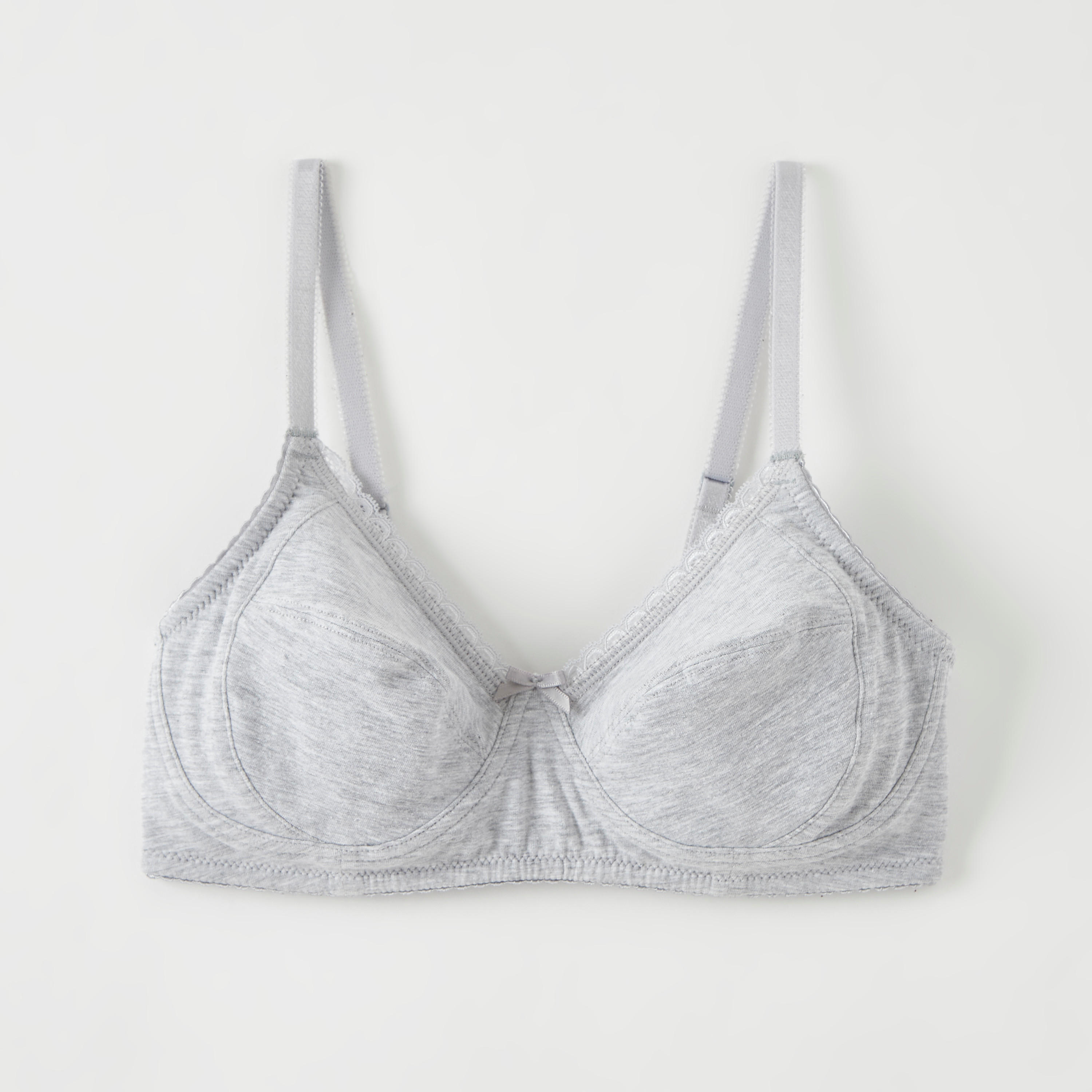 Set of 2 - Printed Non-Padded Basic Bra with Bow Accent-women-clothing-lingerie-bras-image-3