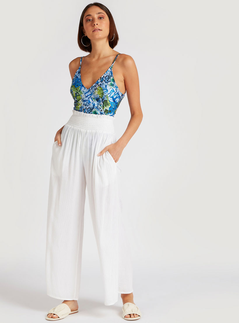 بدلة سباحة بحمّالات قابلة للتعديل وطبعات-women-clothing-swimandbeach-swimsuits-image-5
