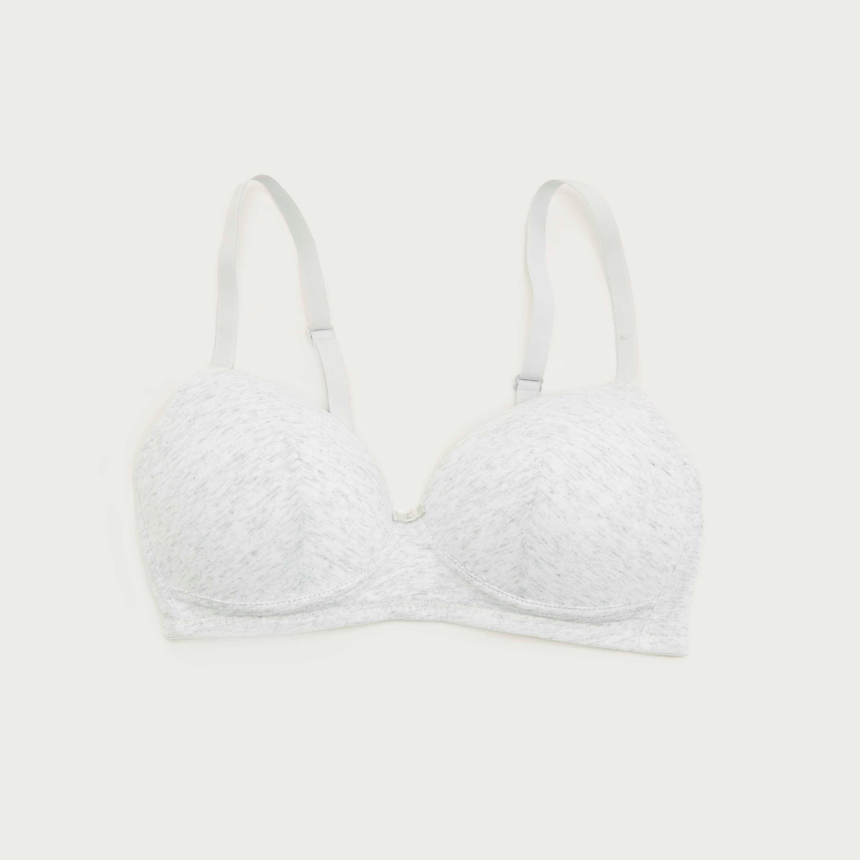 صدرية ديمي مبطّنة سادة بخطّاف إغلاق-women-clothing-lingerie-bras-image-4
