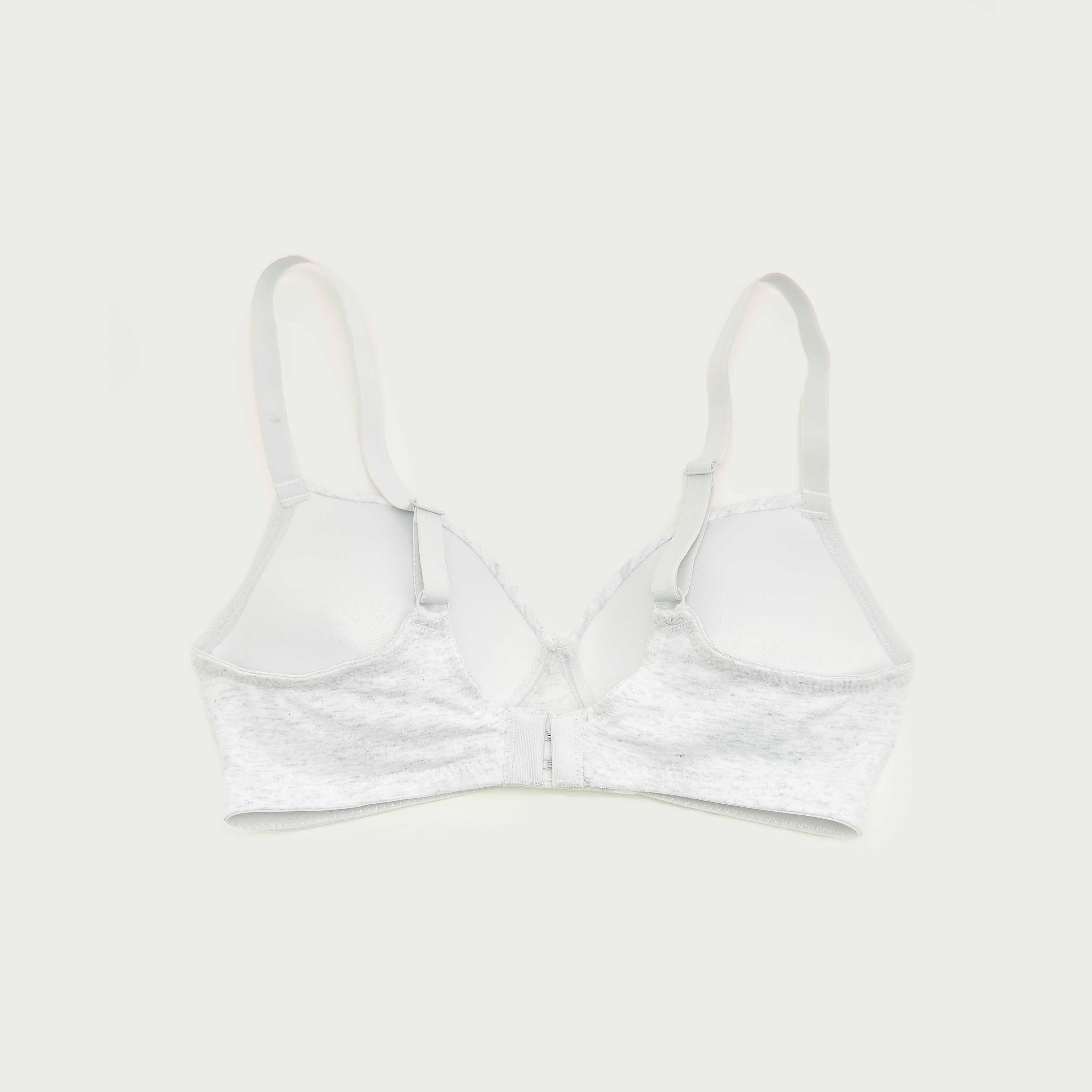 صدرية ديمي مبطّنة سادة بخطّاف إغلاق-women-clothing-lingerie-bras-image-2