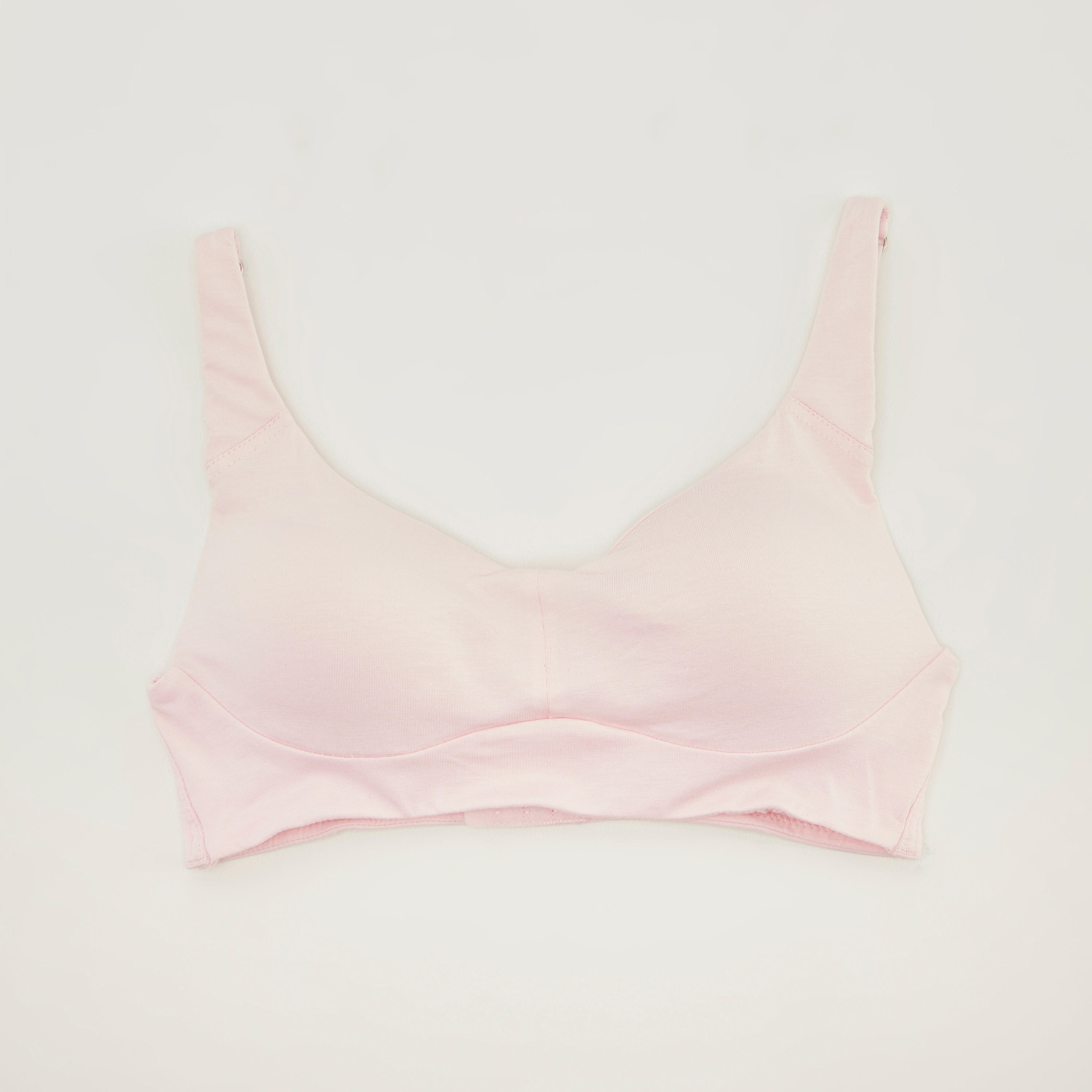 Solid Light Padded Demi Bra with Hook and Eye Closure-women-clothing-lingerie-bras-image-1