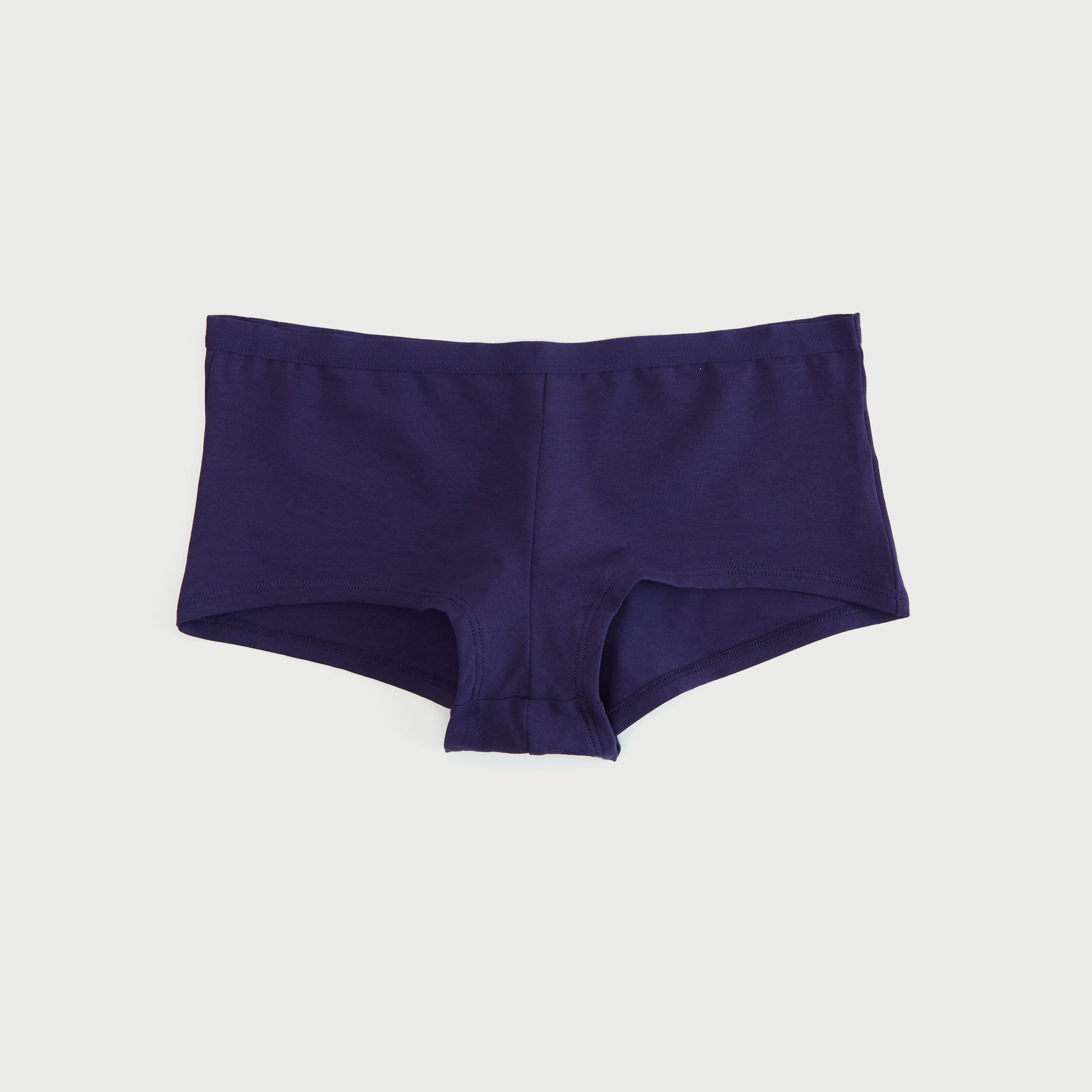 Set of 5 - Solid Boyshorts with Elasticated Waistband-women-clothing-lingerie-panties-image-3
