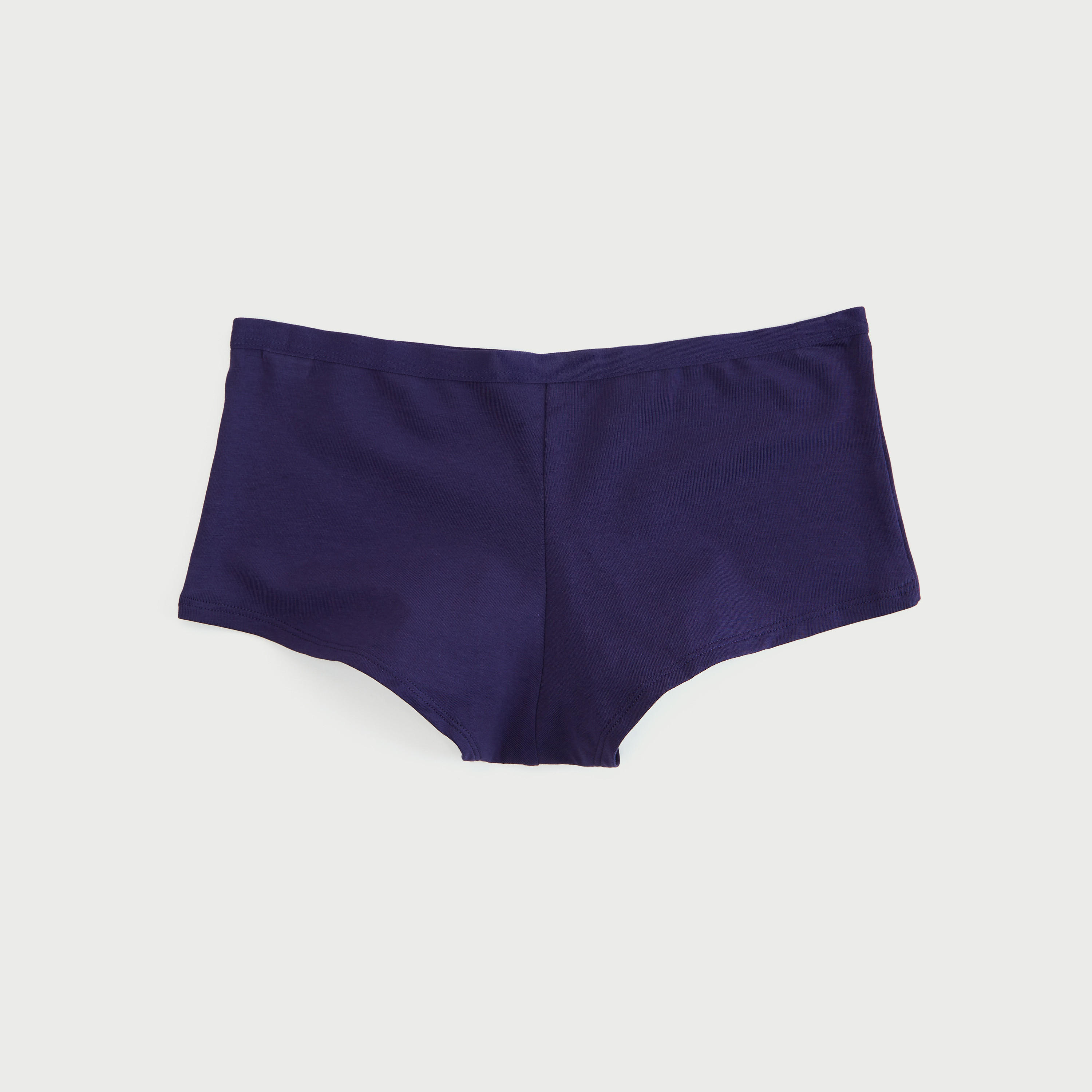 Set of 5 - Solid Boyshorts with Elasticated Waistband-women-clothing-lingerie-panties-image-4