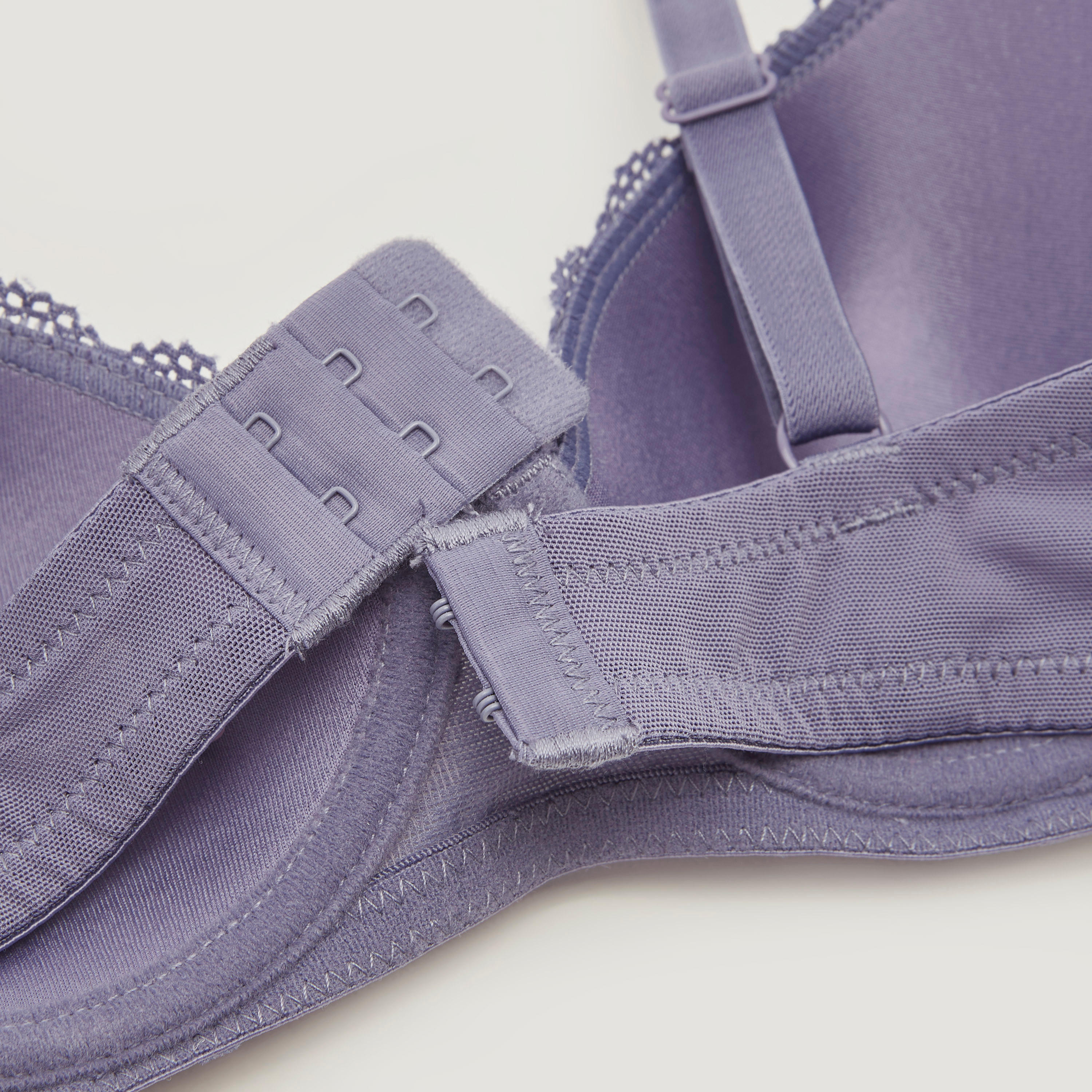صدرية بلانج بارزة الملمس ومنقّطة بخطّاف إغلاق-women-clothing-lingerie-bras-image-3