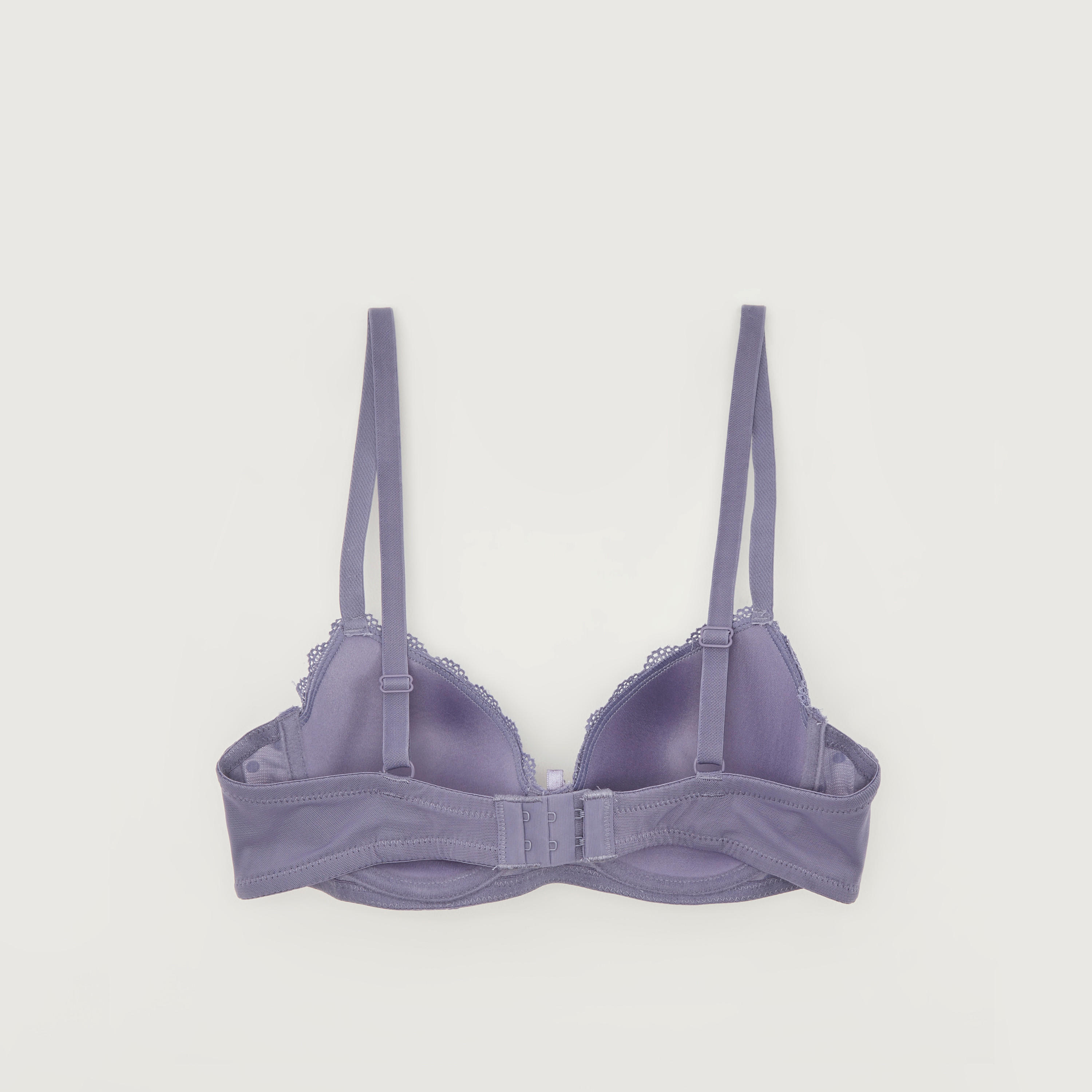 صدرية بلانج بارزة الملمس ومنقّطة بخطّاف إغلاق-women-clothing-lingerie-bras-image-4