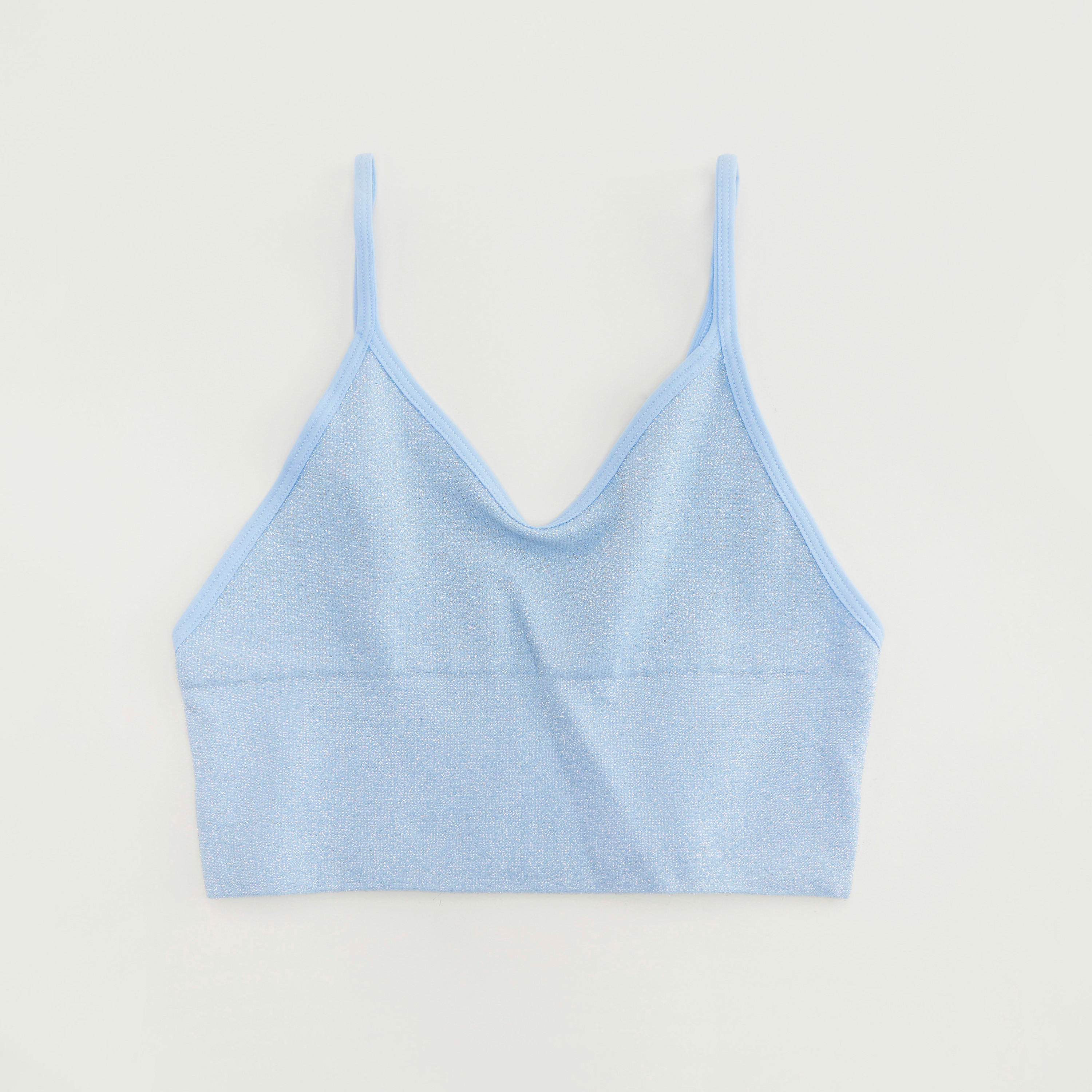 صدرية غير مبطنة بارزة الملمس بحمّالات متداخلة قابلة للتعديل-women-clothing-lingerie-bras-image-4