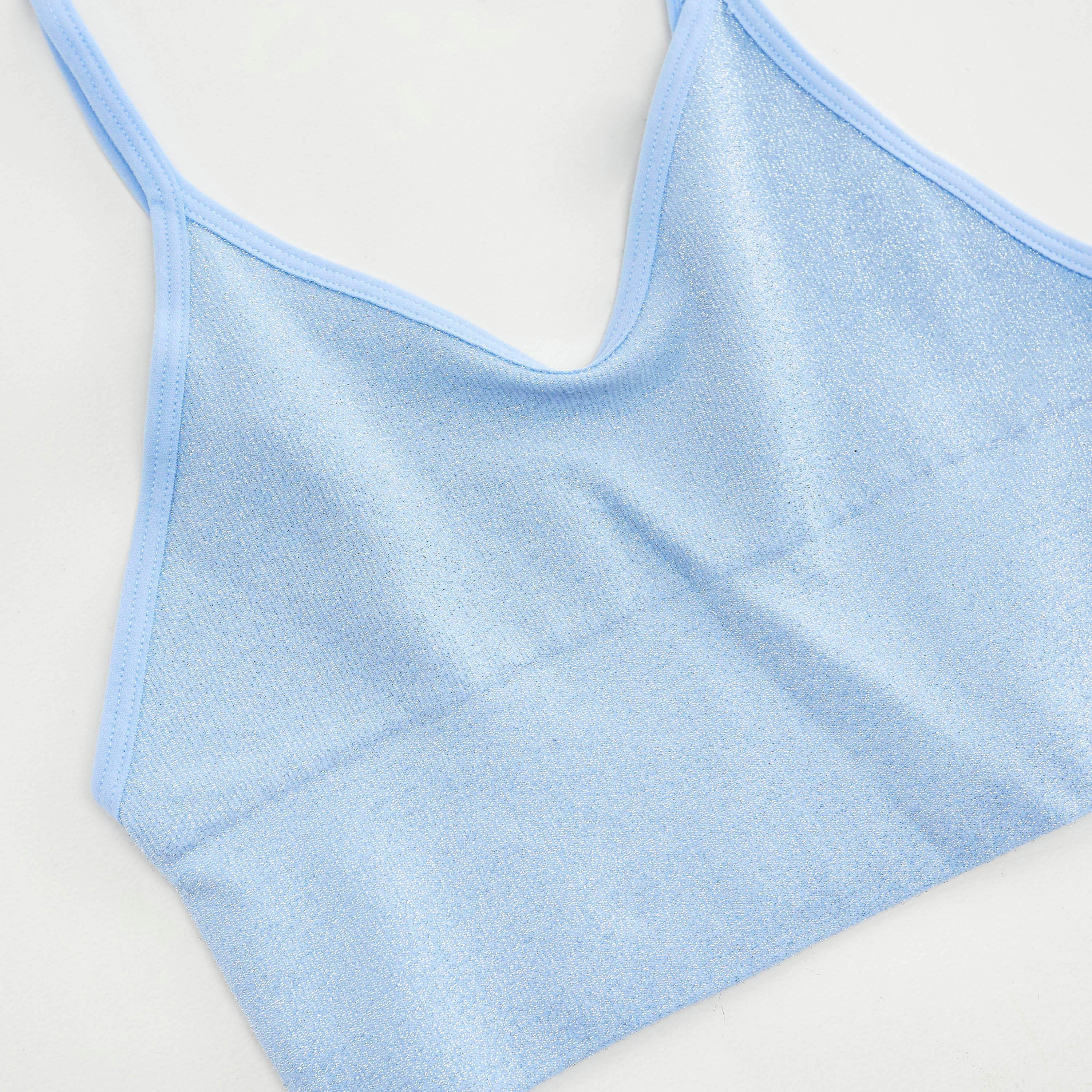 صدرية غير مبطنة بارزة الملمس بحمّالات متداخلة قابلة للتعديل-women-clothing-lingerie-bras-image-3