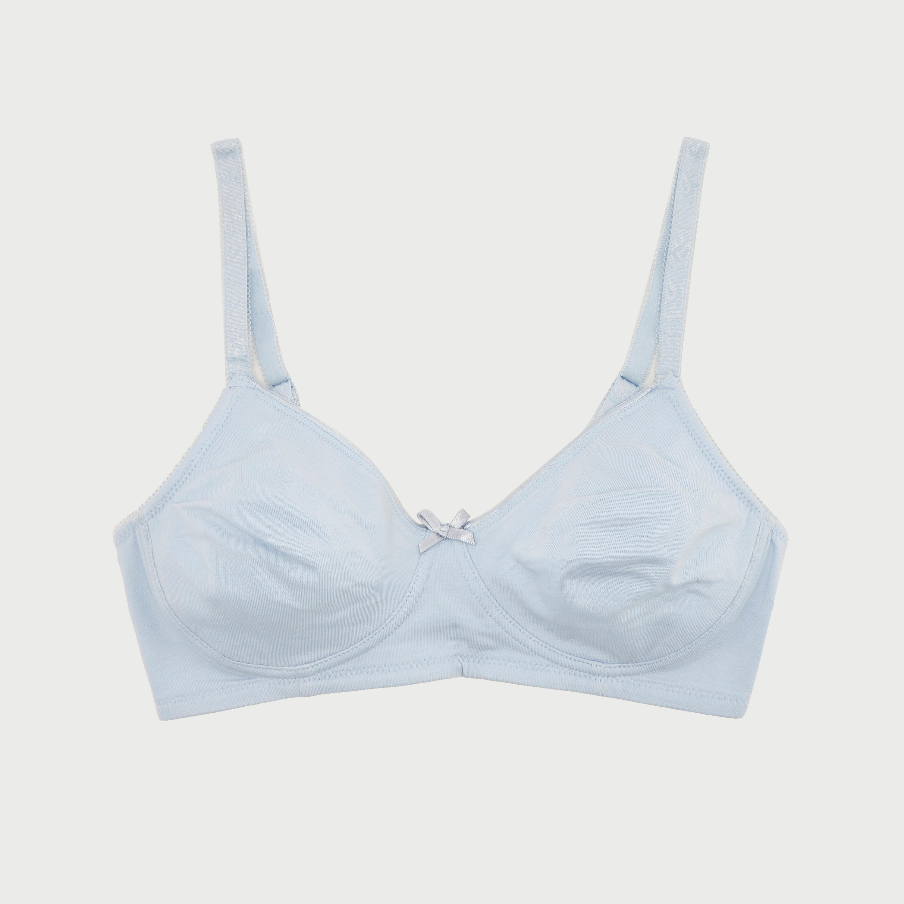 Set of 2 - Solid Basic Bra with Hook and Eye Closure-women-clothing-lingerie-bras-image-2