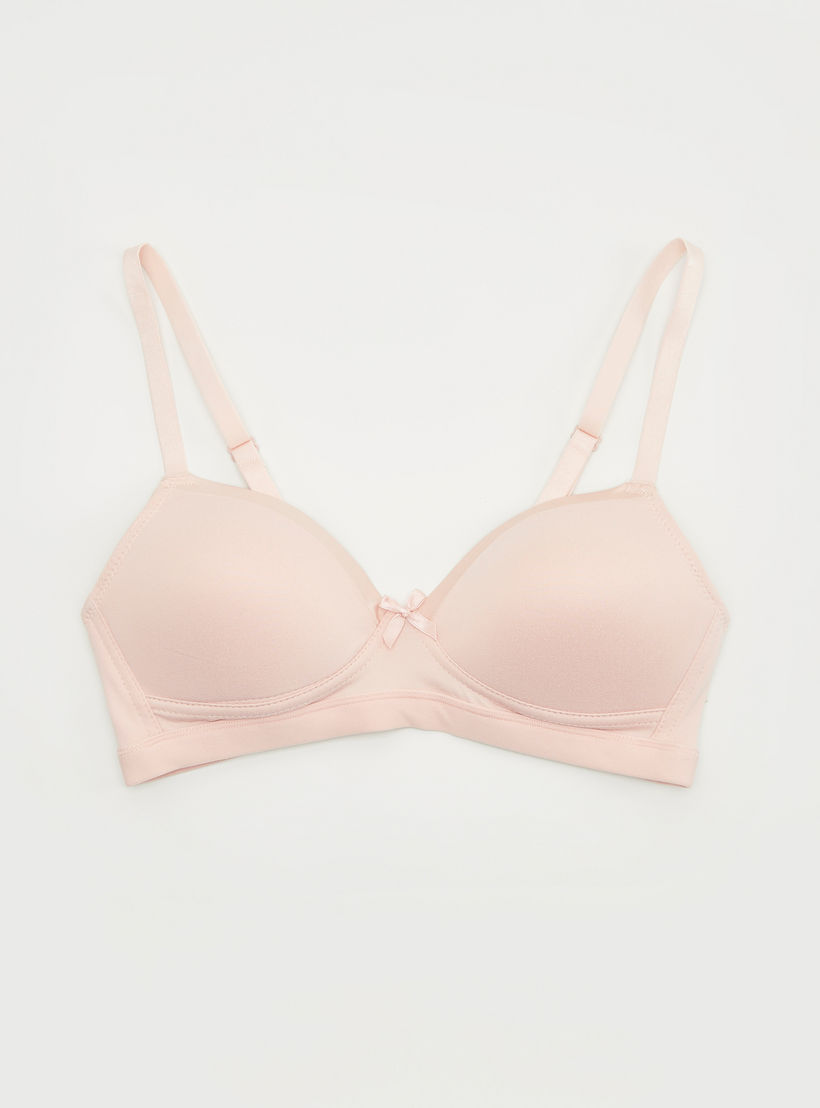 صدرية ديمي بتصميم أزهار - طقم من قطعتين-women-clothing-lingerie-bras-image-4